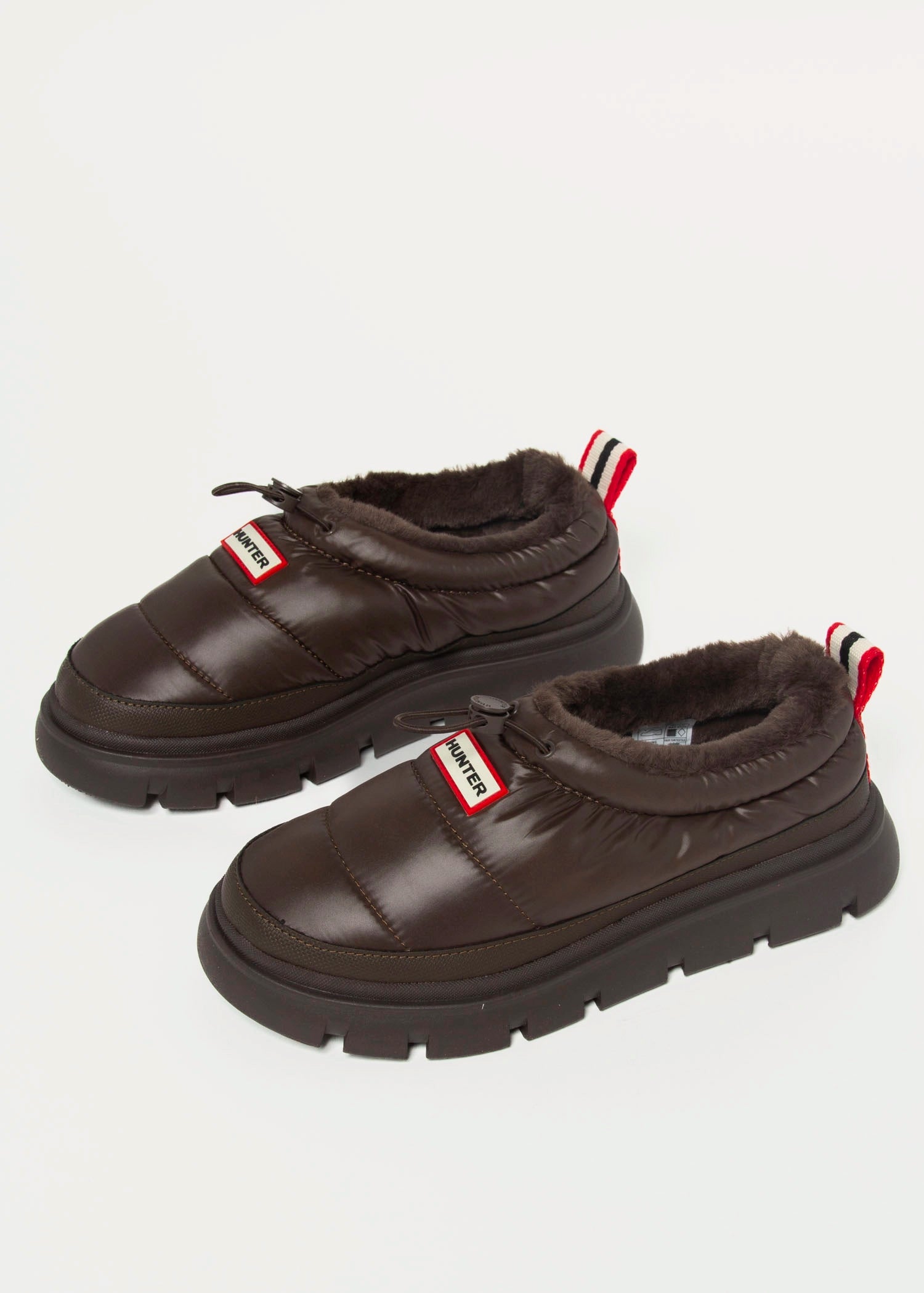 swatch_Dark Brown madi puffer slip on shoes