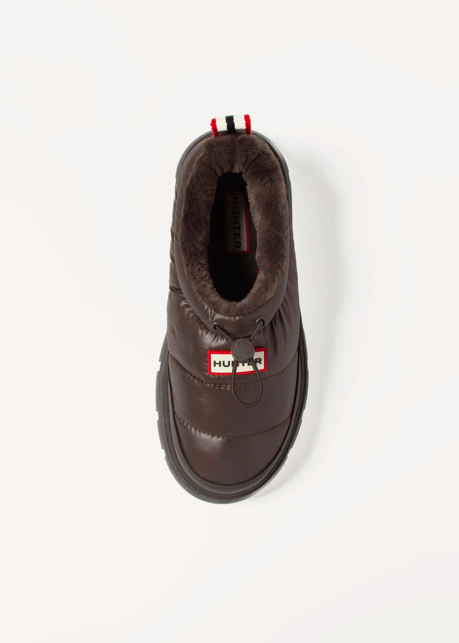 swatch_Dark Brown madi puffer slip on shoes