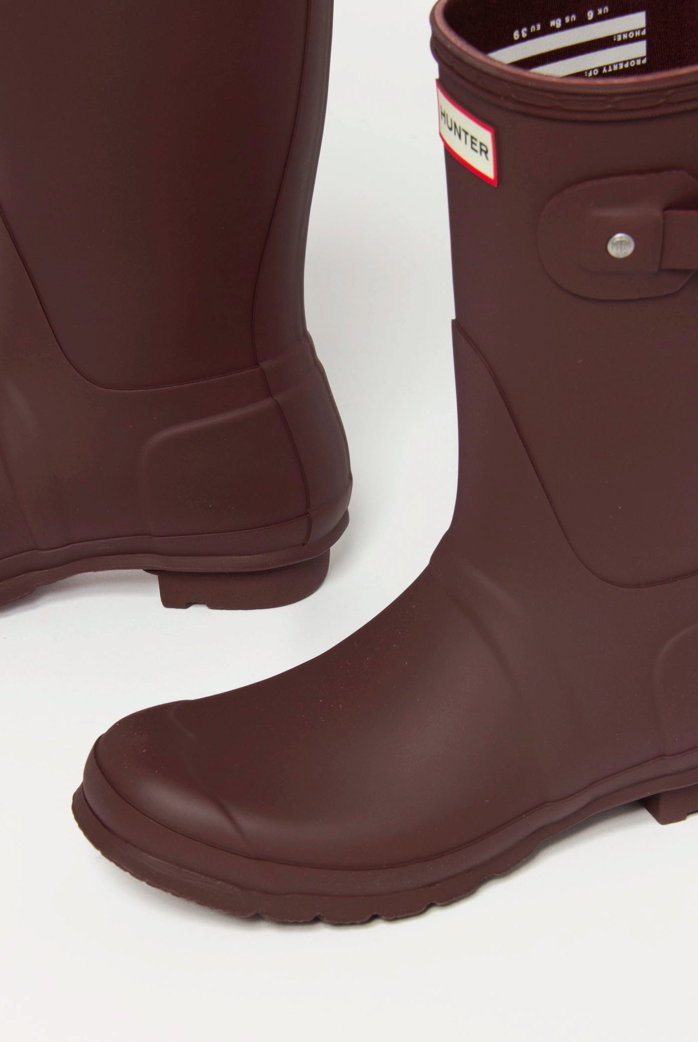 swatch_Rum Raisin original short rainboot boots