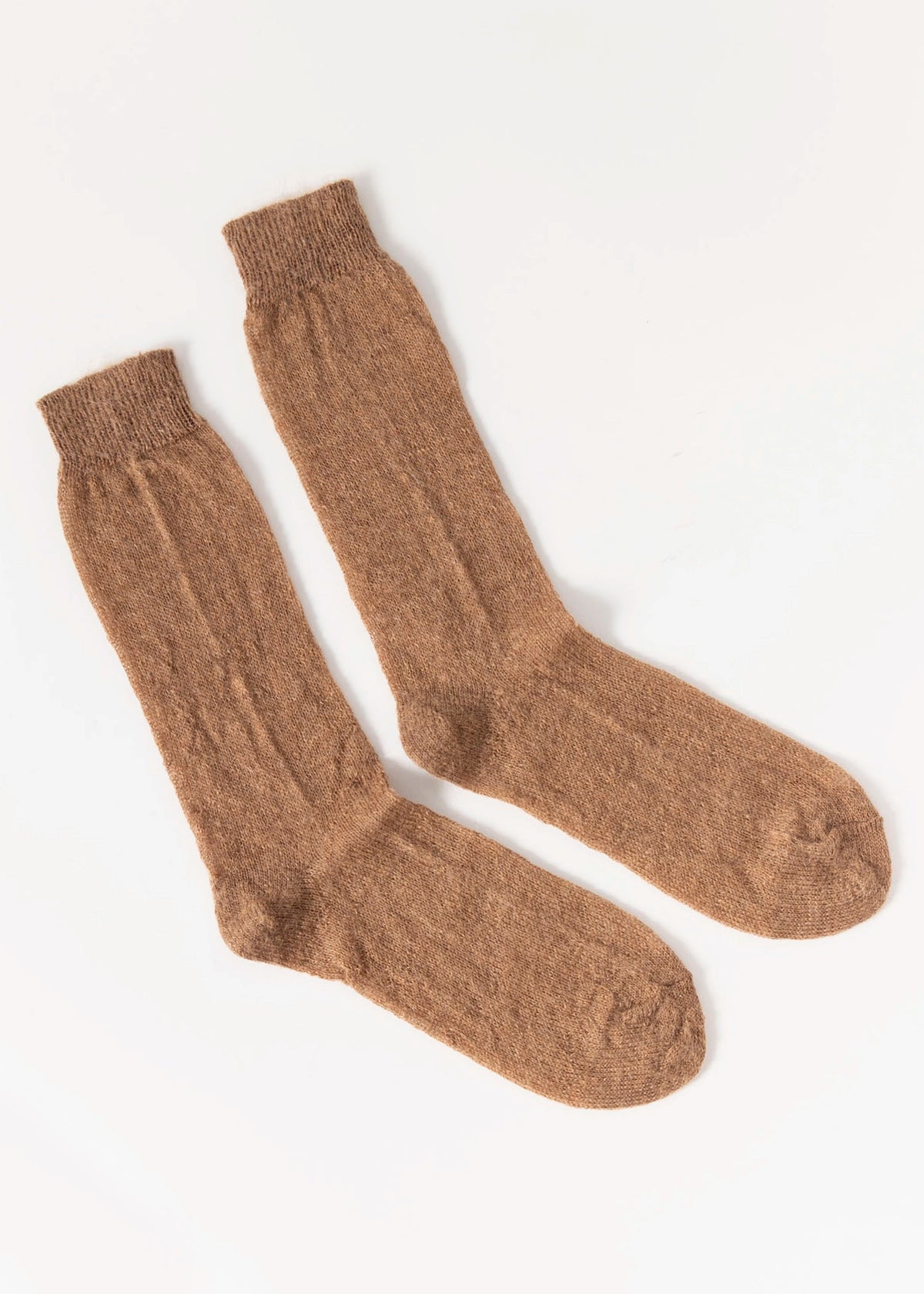 swatch_Mocha le bon shoppe mohair veil socks