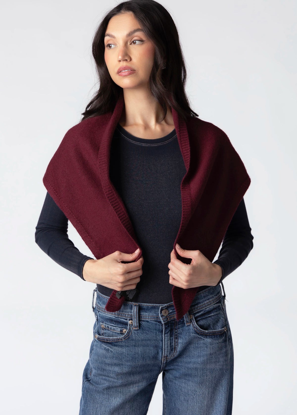 swatch_Burgundy favorite daughter the triangle scarf