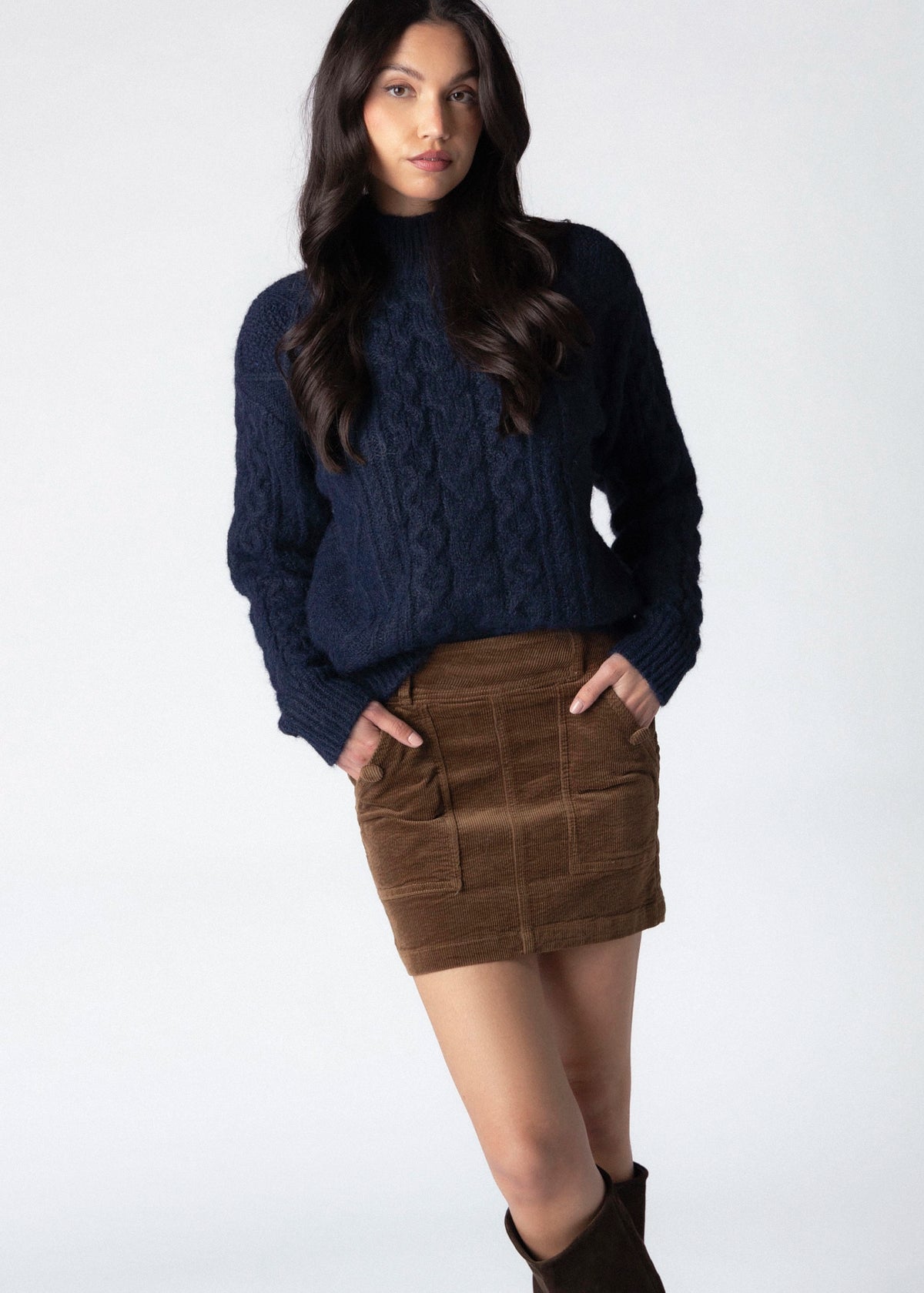 swatch_Fawn heartloom bree corduroy skirt