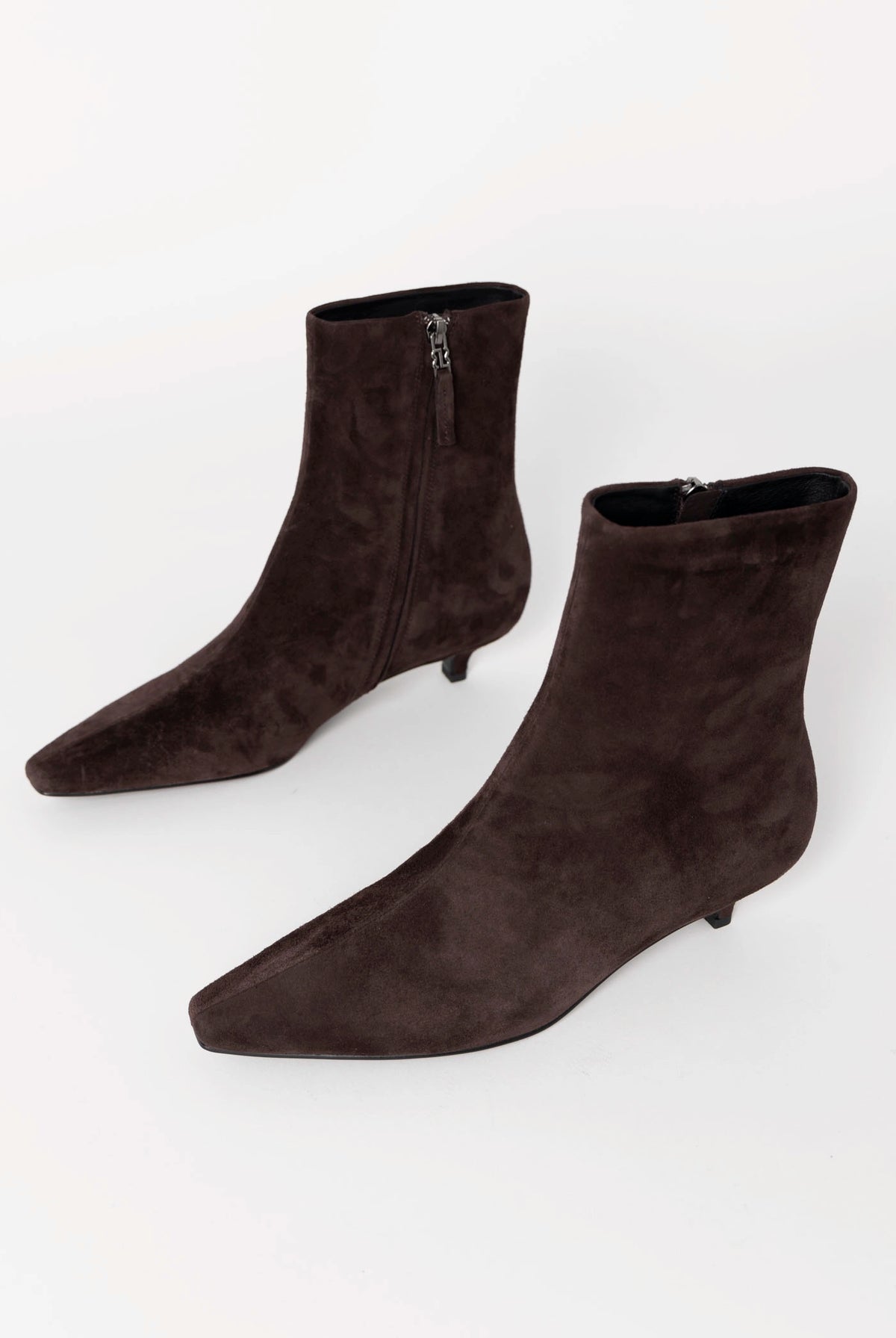 swatch_Chocolate Suede bibi lou azra 30 heeled ankle boot