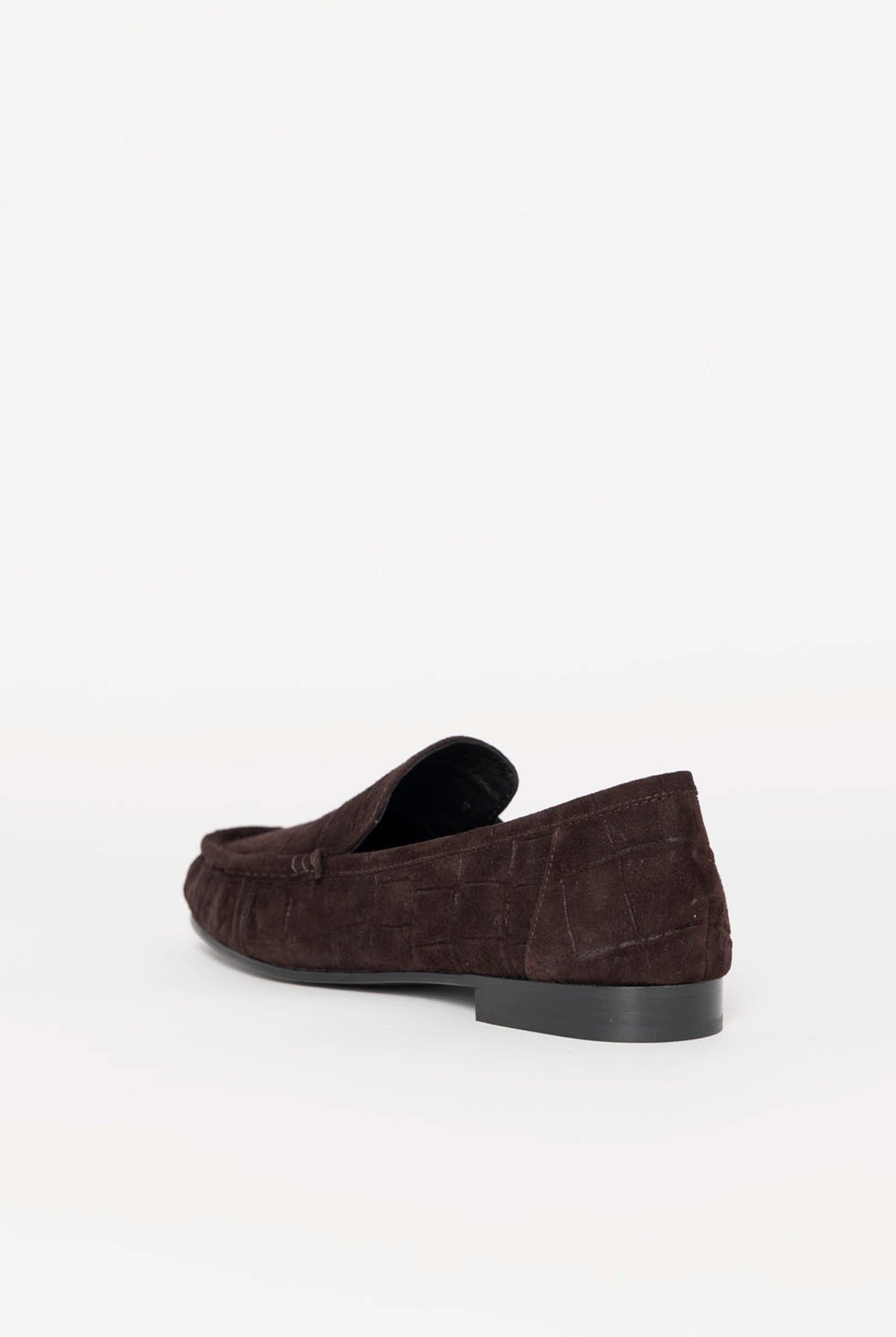 swatch_Dark Brown Suede bibi lou lysa loafer