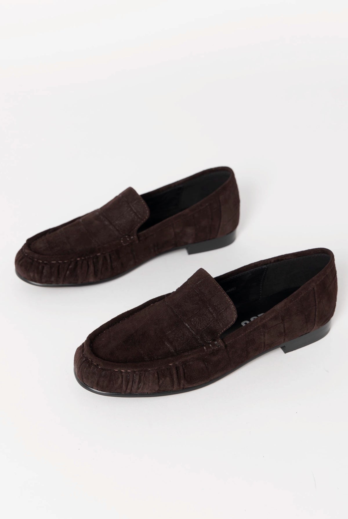 swatch_Dark Brown Suede bibi lou lysa loafer