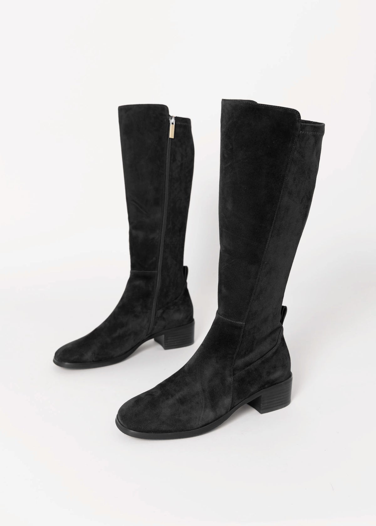 swatch_Black silent d oreos knee high boot