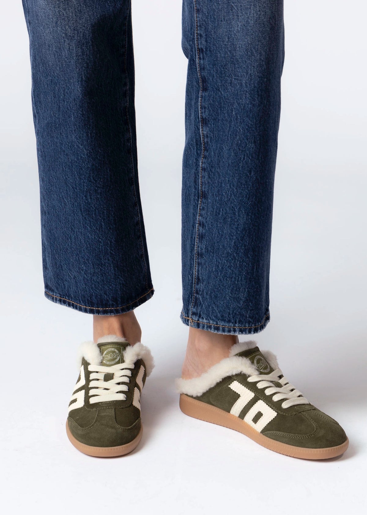 swatch_Forest/Butter Back70 easter FL shearling lined sneaker
