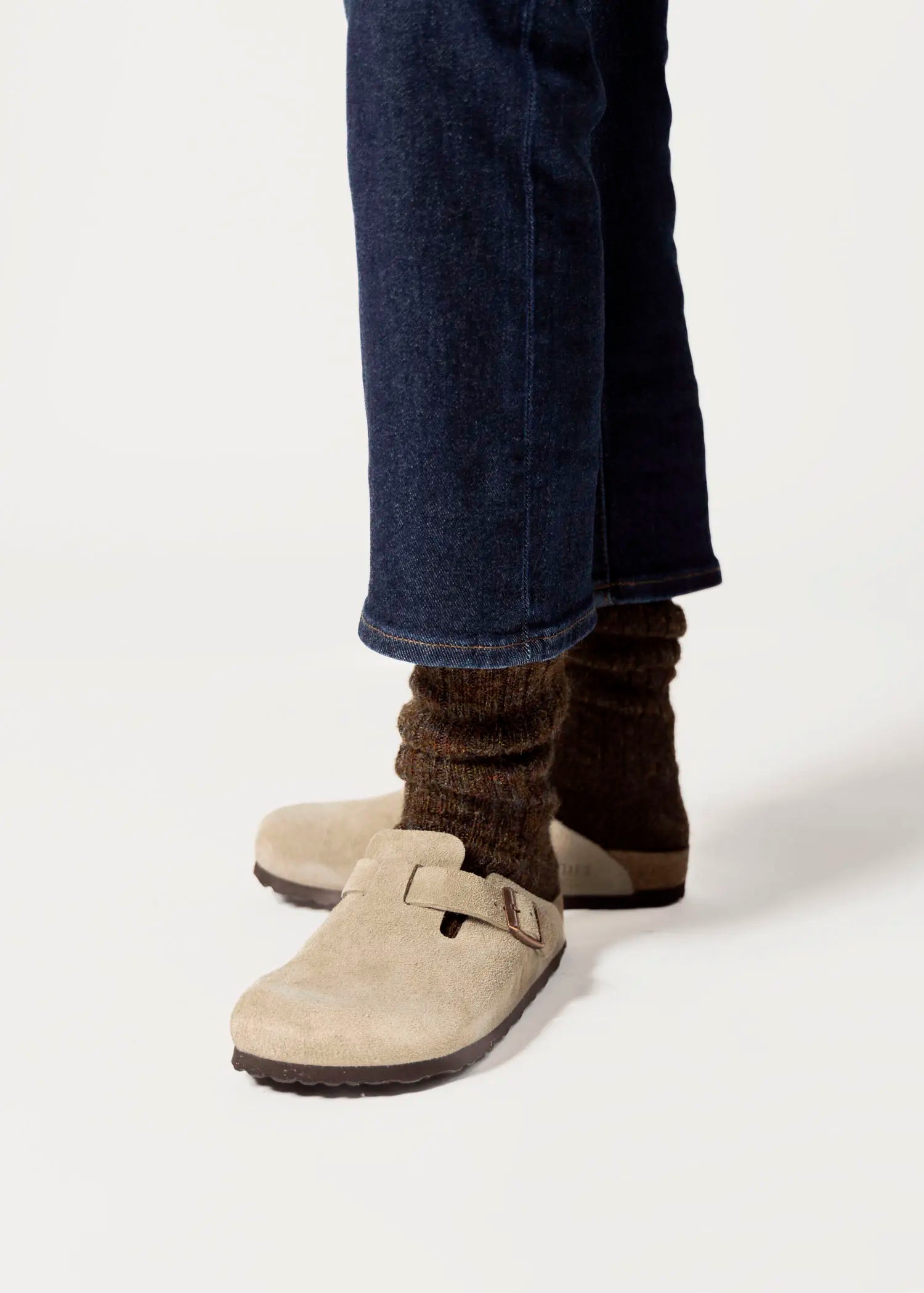 swatch_taupe suede boston clog clogs