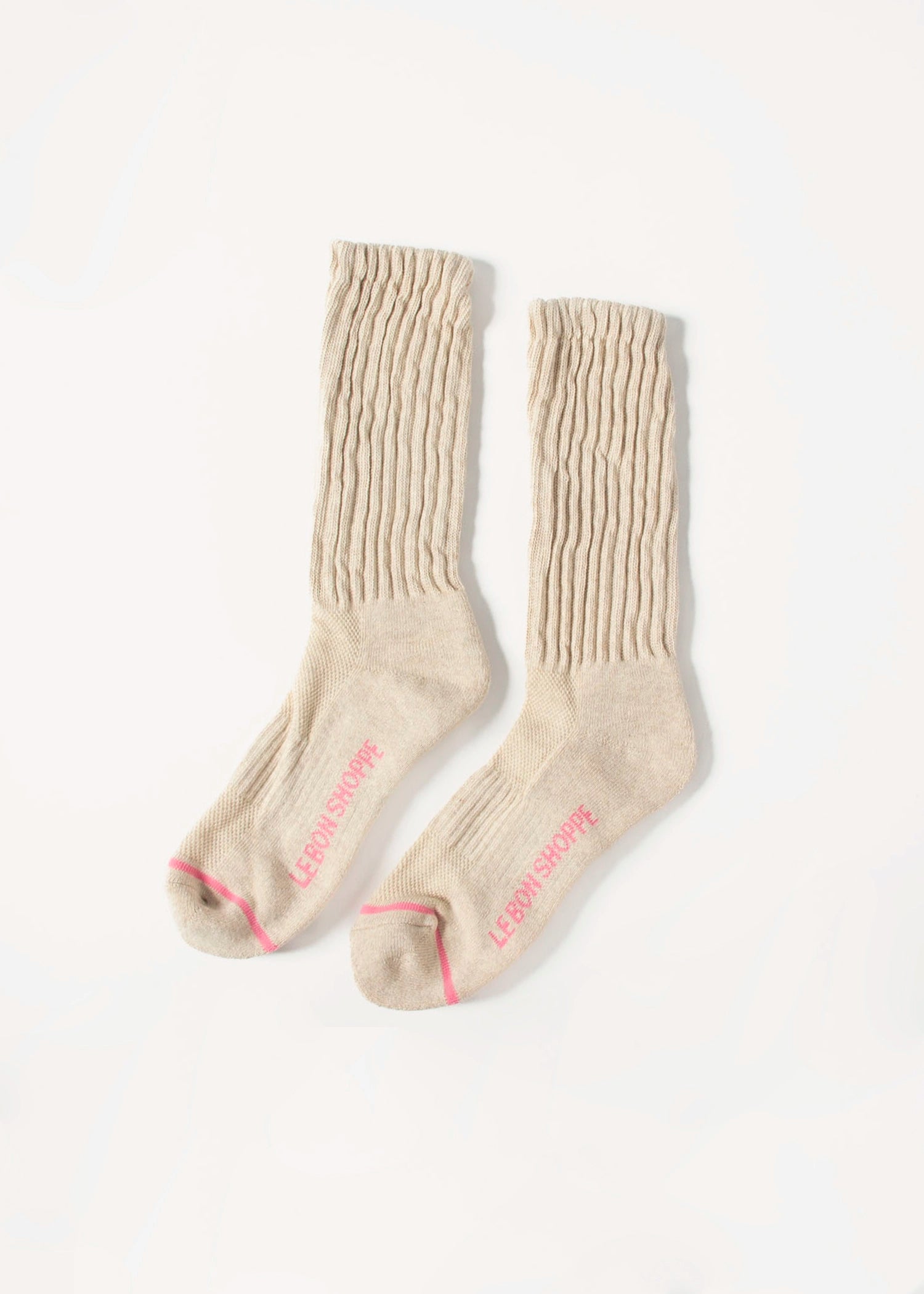 swatch_Oatmeal ballet socks