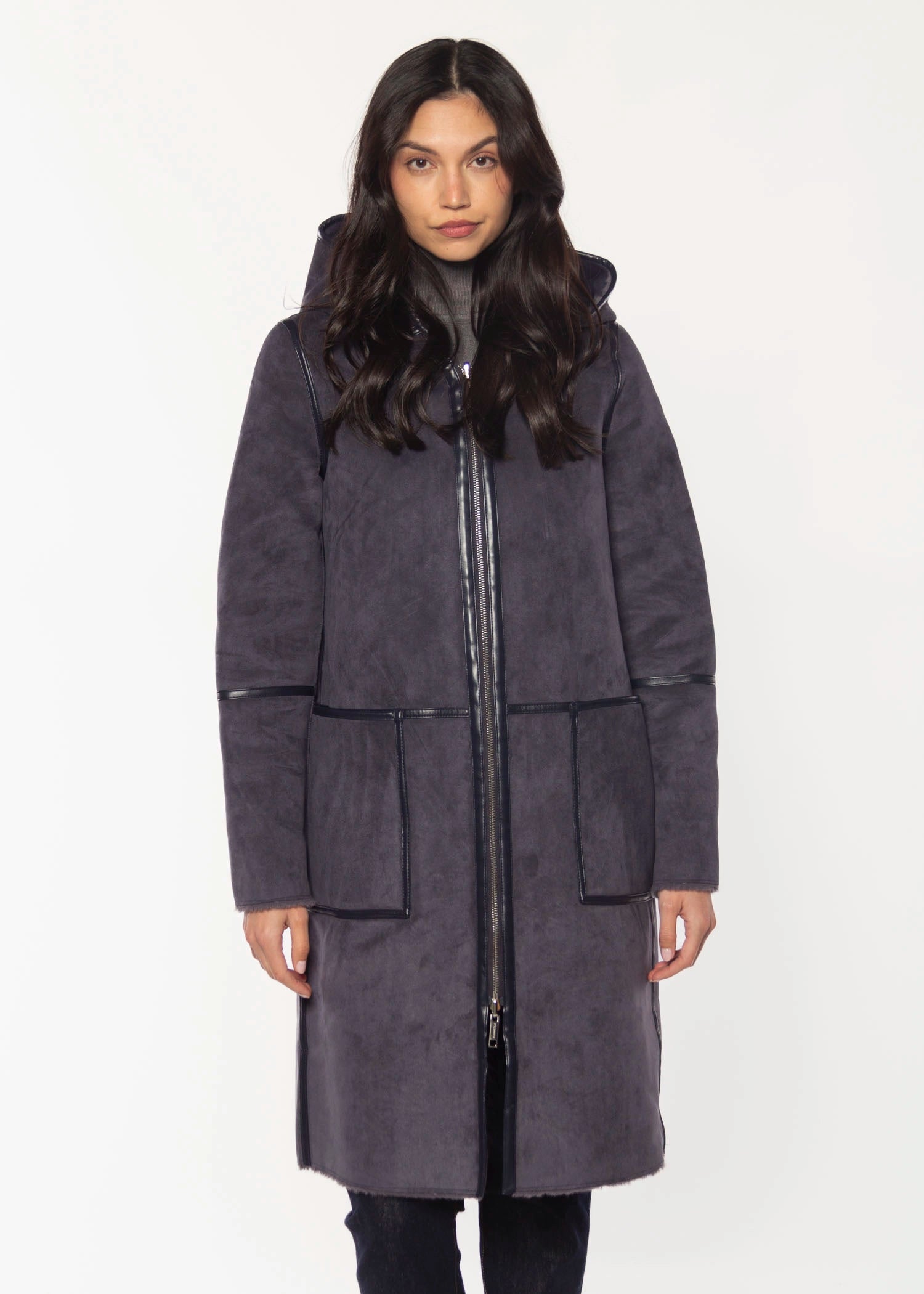 swatch_Night Grey ova reversible coat