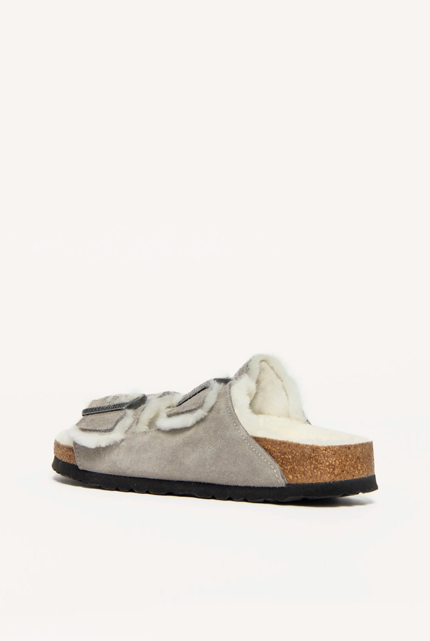 swatch_Stone Suede arizona shearling sandal shoes
