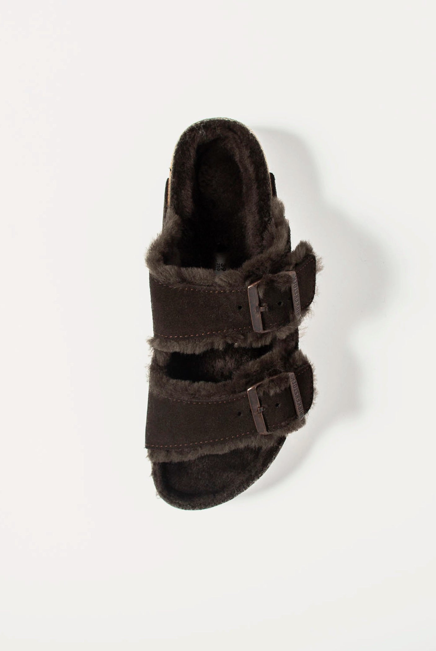 swatch_Mocha Suede arizona shearling sandal shoes