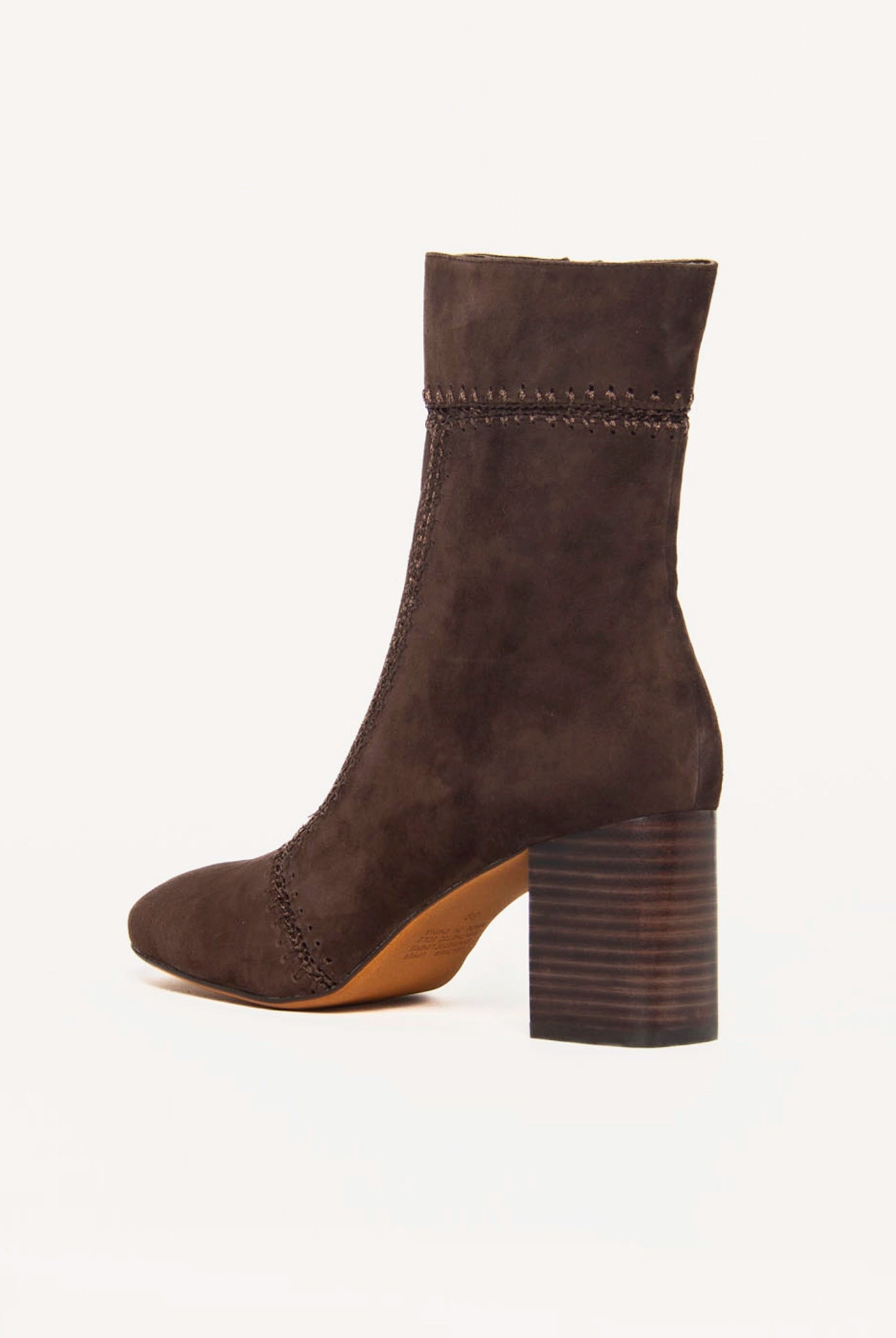 swatch_Chocolate Suede story heeled boots shoes