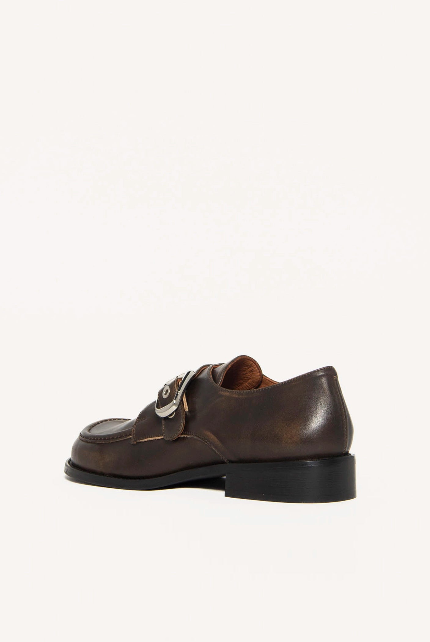 swatch_Brown Leather giselle loafer shoes