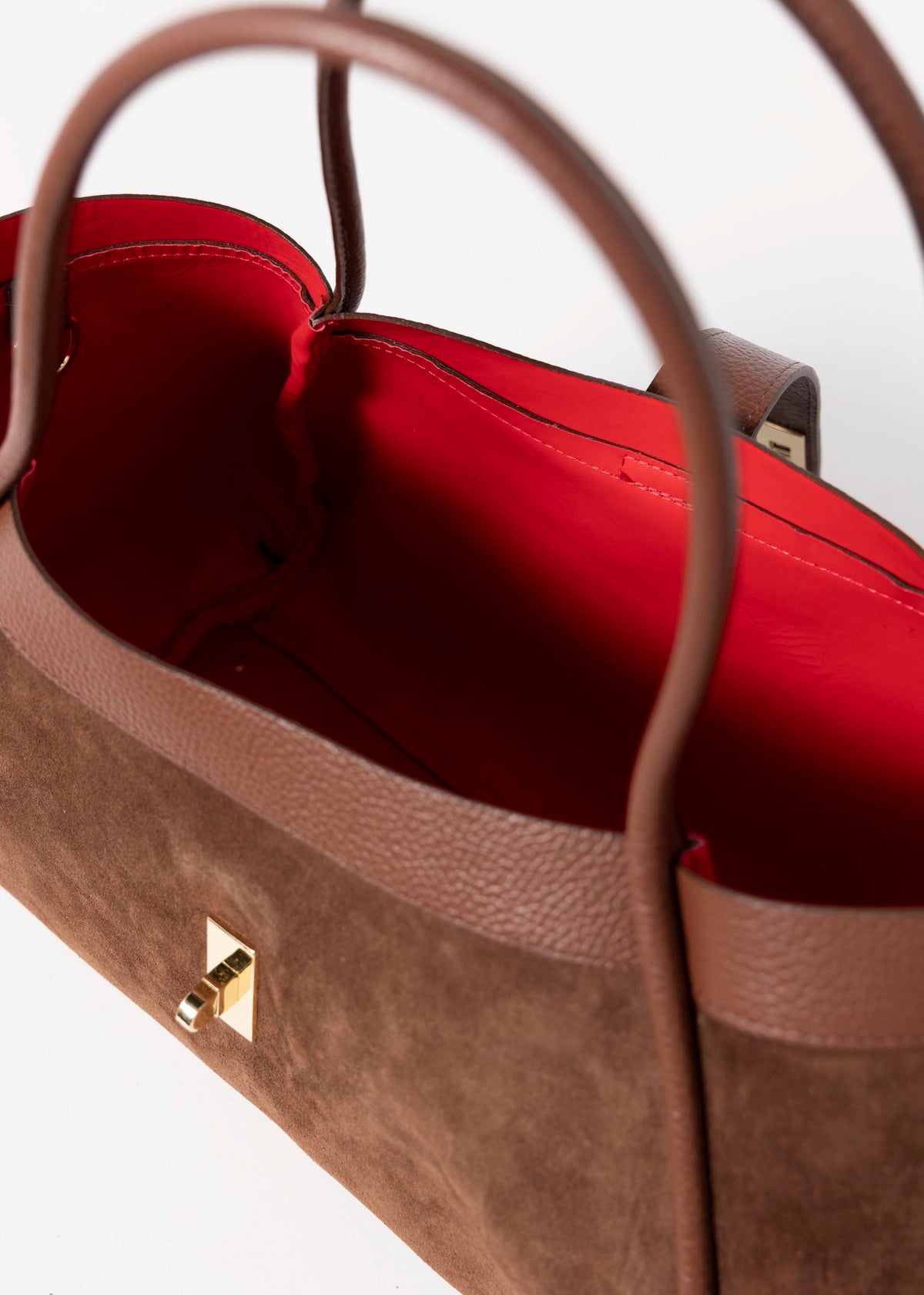 swatch_Burnt tola italian suede shoulder bag