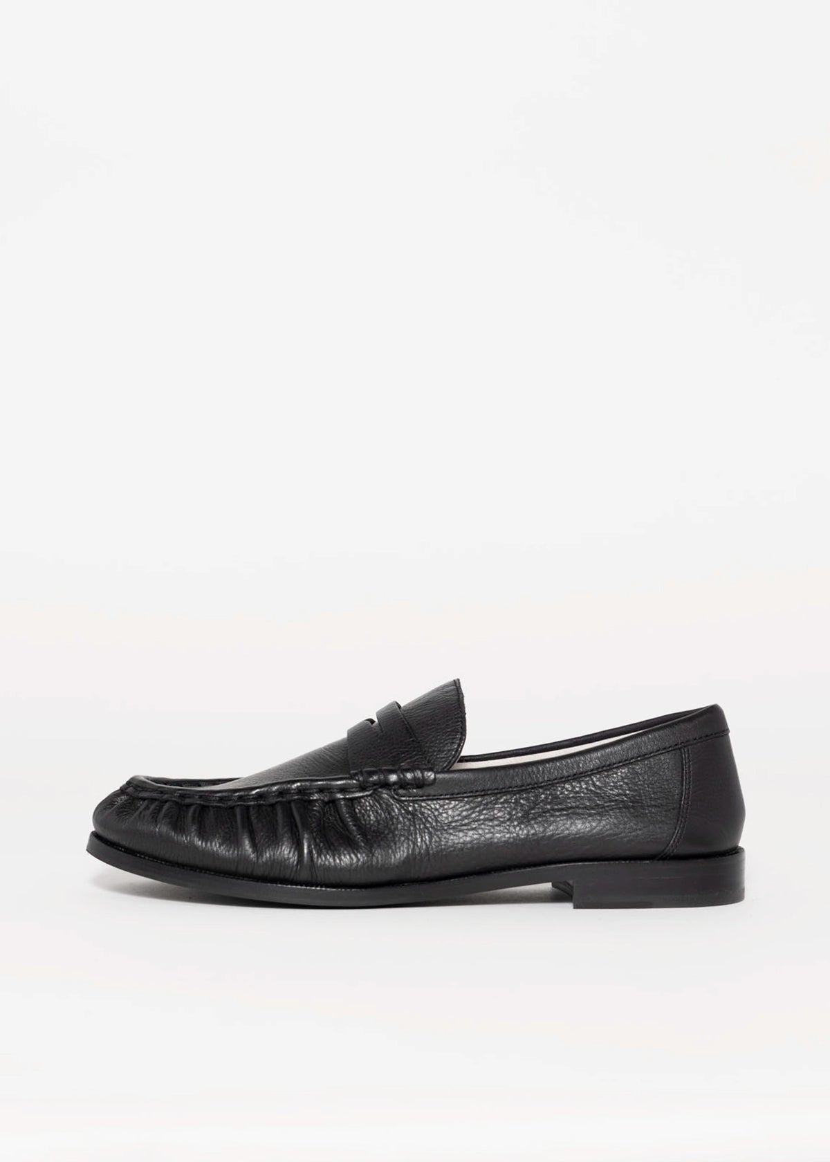 swatch_Black Leather oncept dover penny loafer