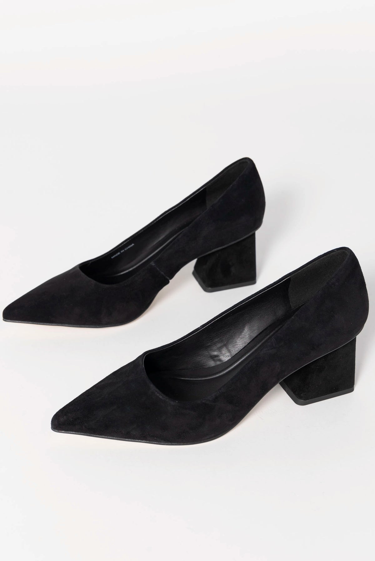 swatch_Black Suede pelle moda inell pump