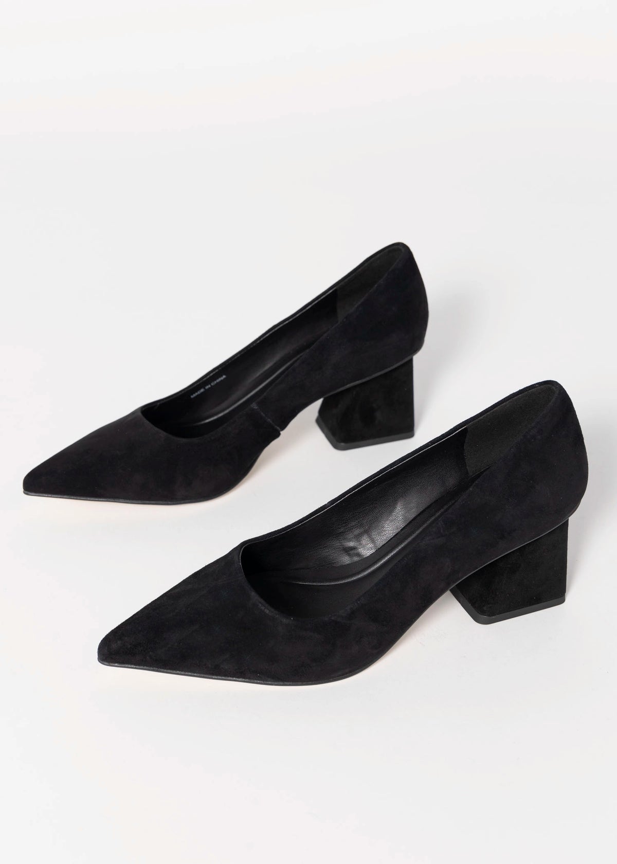 swatch_Black Suede pelle moda inell pump