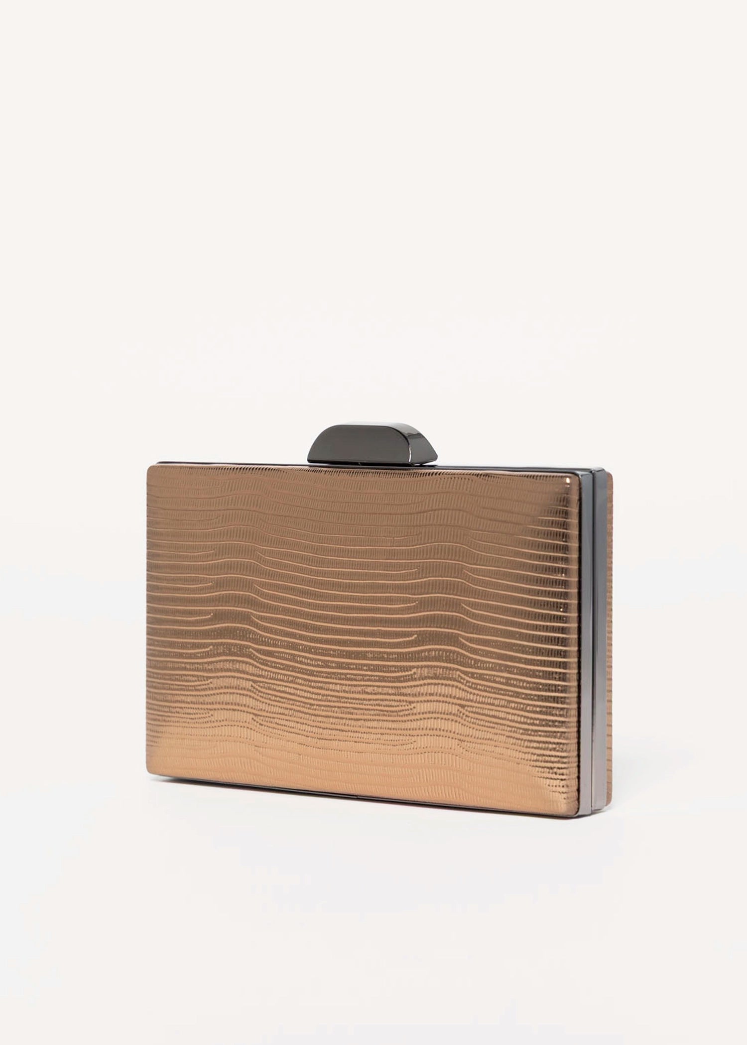 swatch_Bronze metallic evening clutch