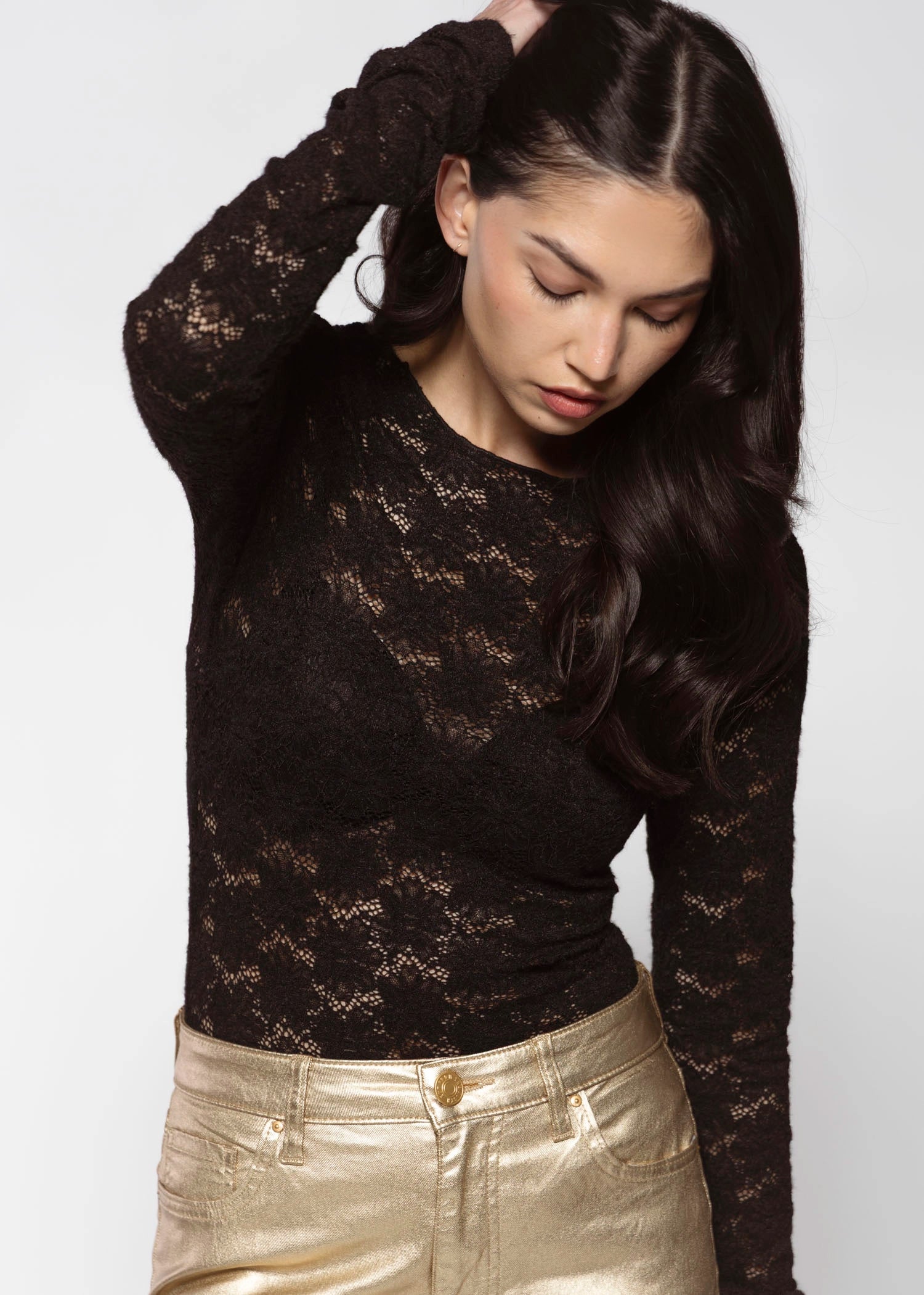 swatch_Black floral mesh top