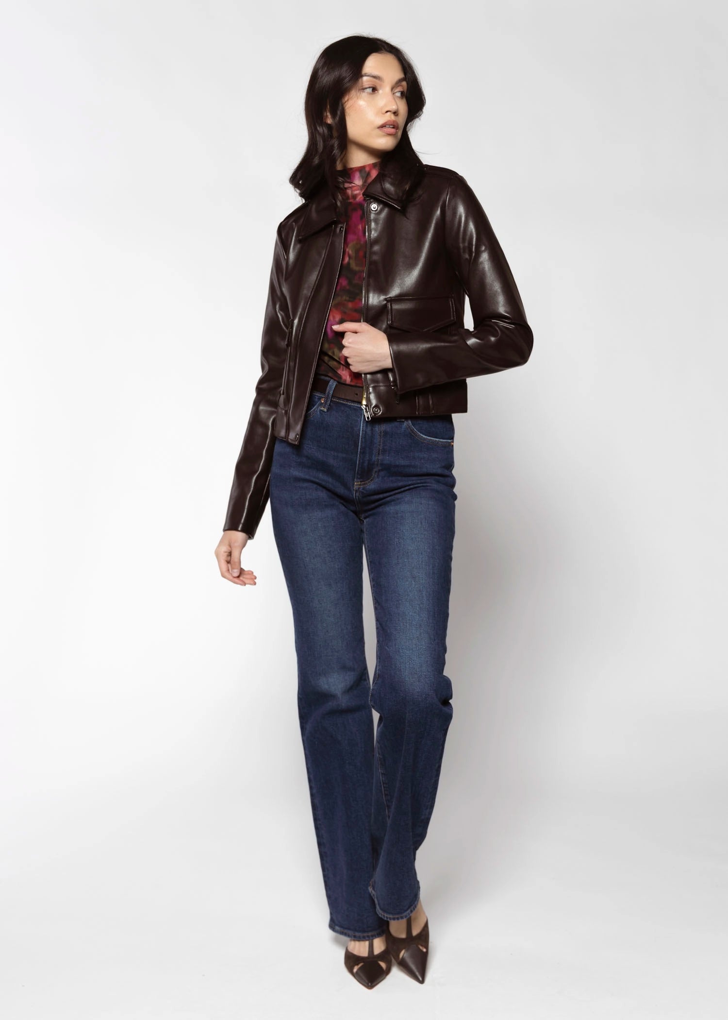 swatch_French Roast bex vegan leather jacket