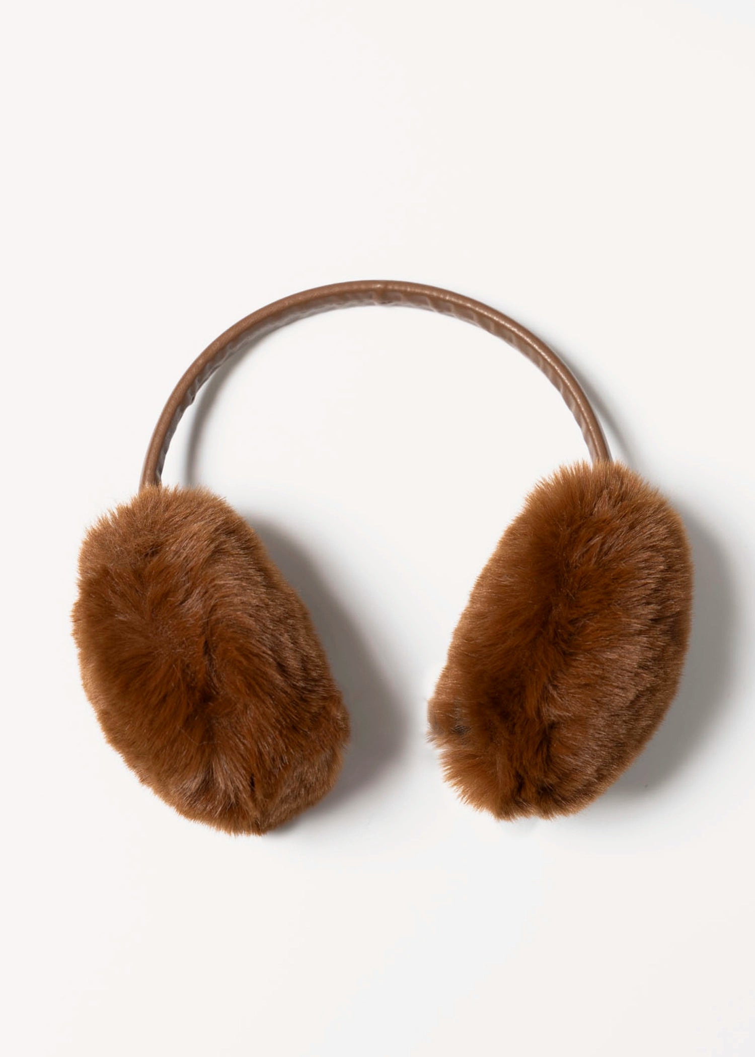 swatch_Brown faux fur earmuffs