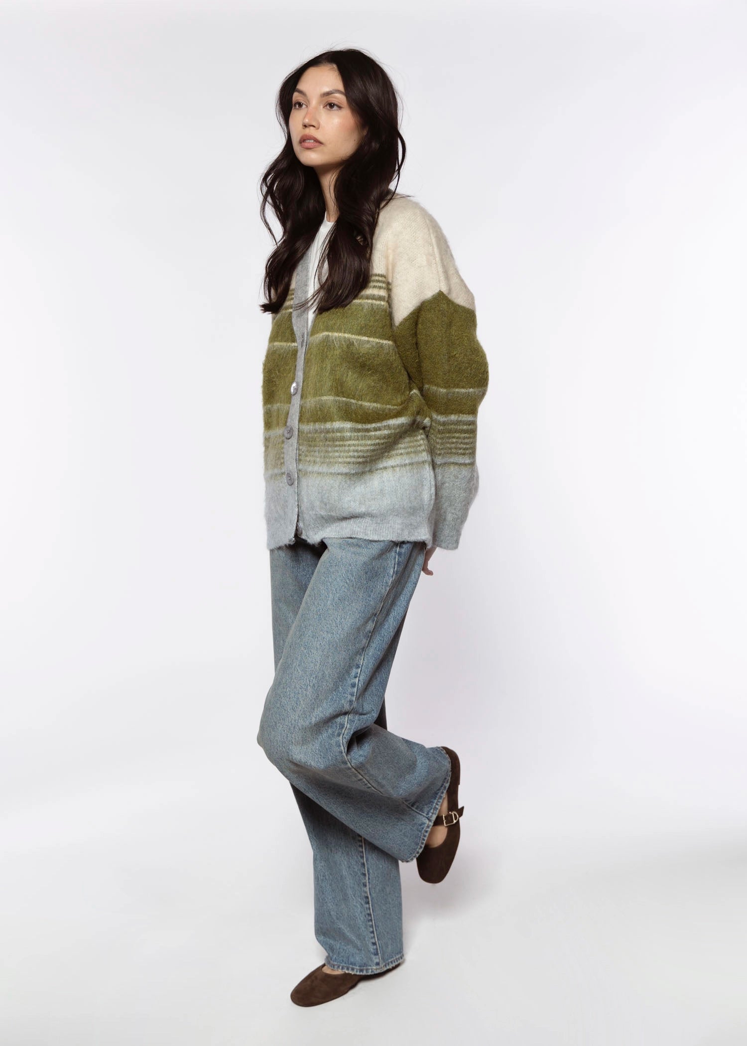 swatch_Green cardigan sweaters