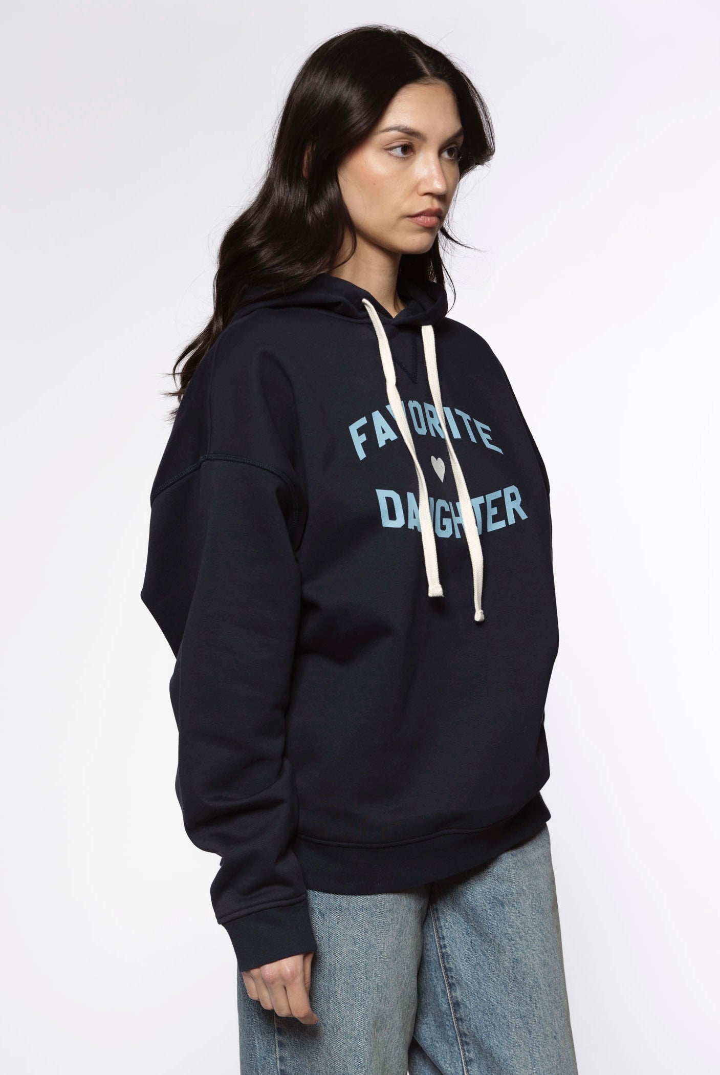 swatch_Navy/Light Blue favorite daughter hoodie sweatshirts