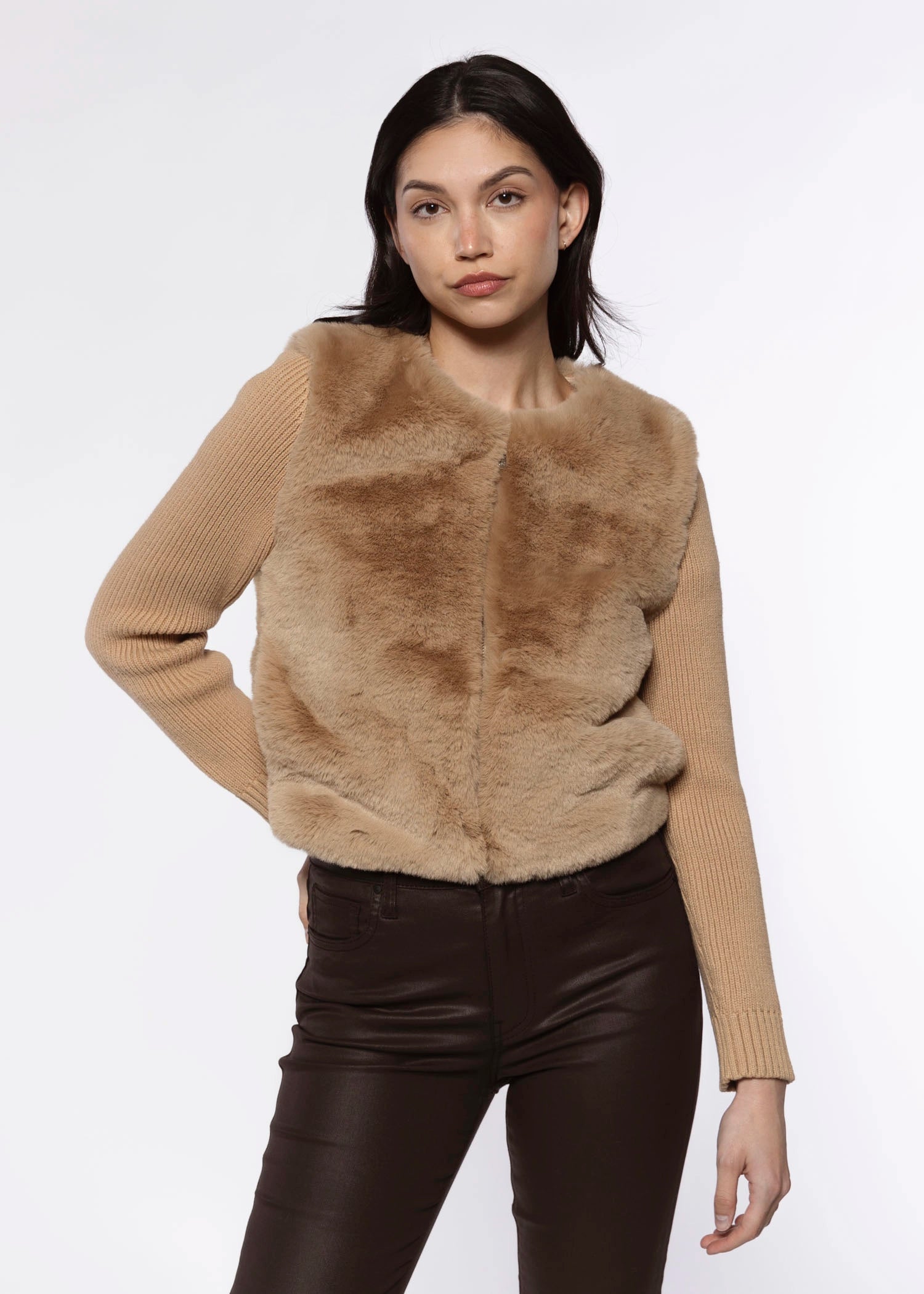 swatch_Mink faux fur sweater