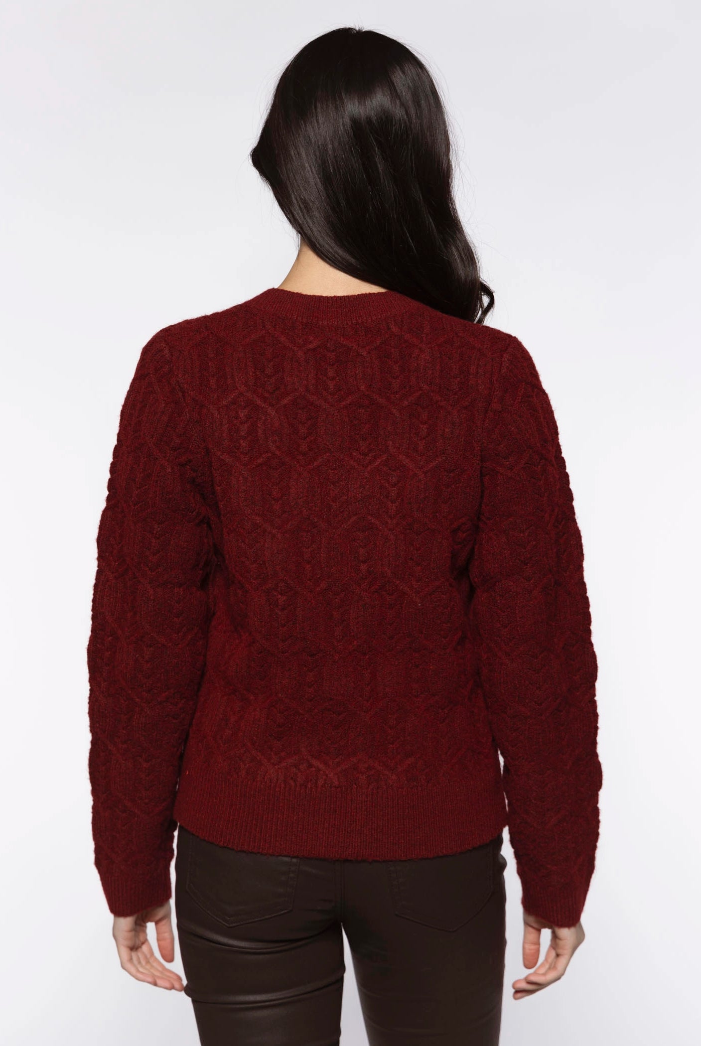 swatch_Burgundy georgina cardigan sweaters