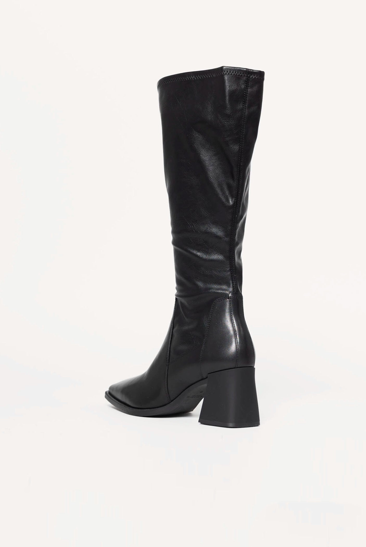 swatch_Black Leather hedda knee high boots