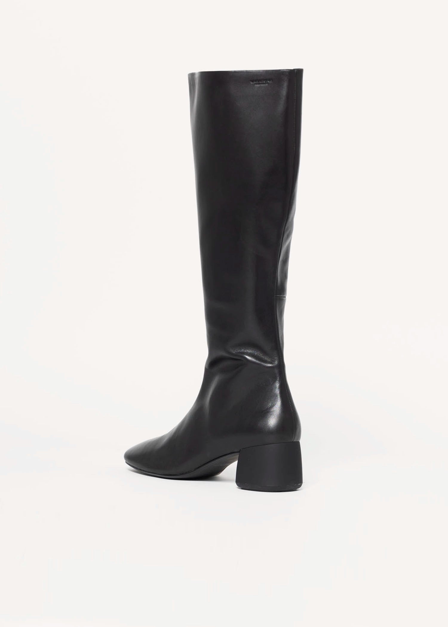 swatch_Black Leather livia knee high boots