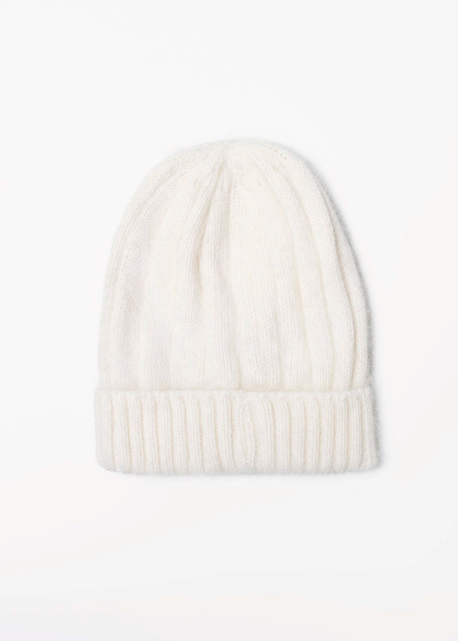 swatch_White angora beanie hats