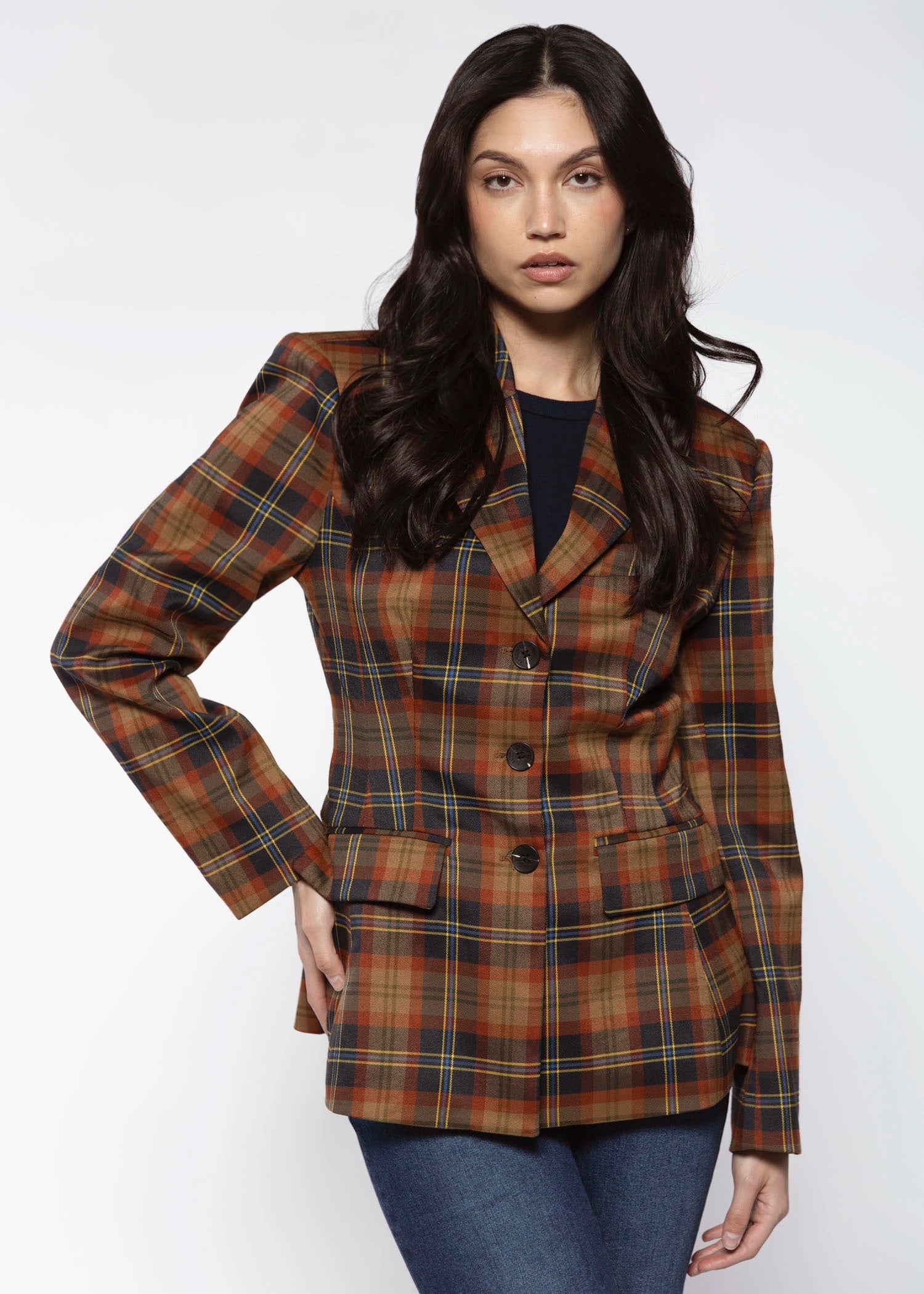 swatch_Autumn plaid blazer