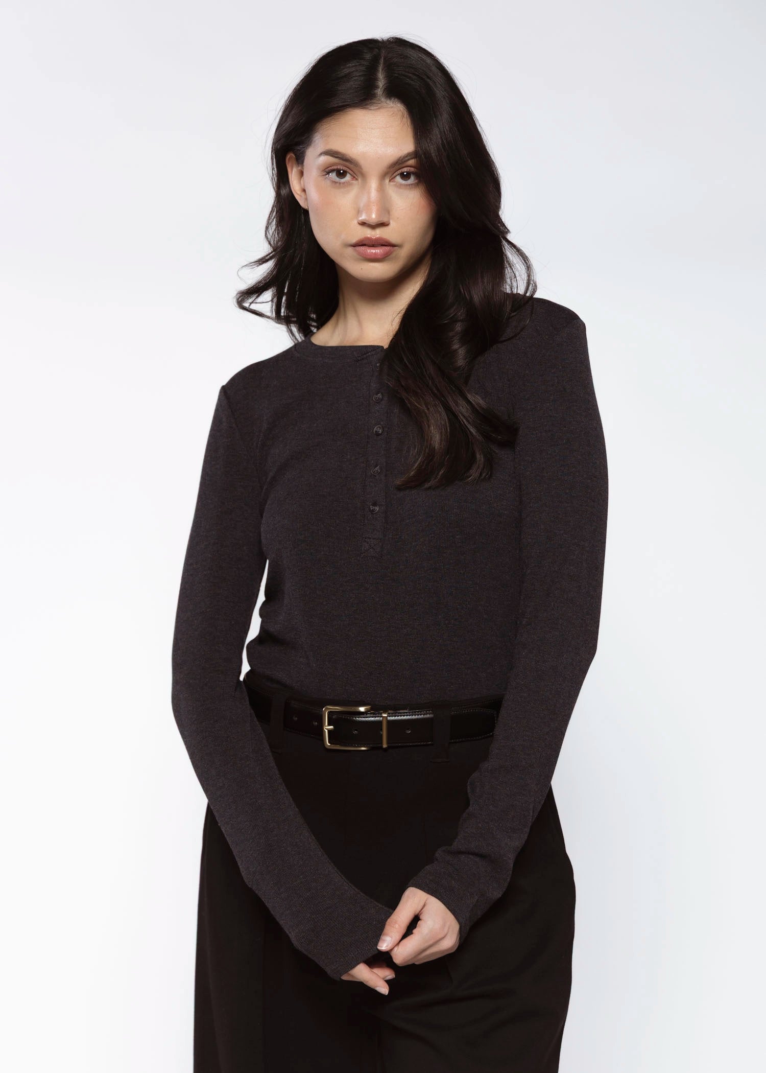 swatch_Charcoal henley long sleeve