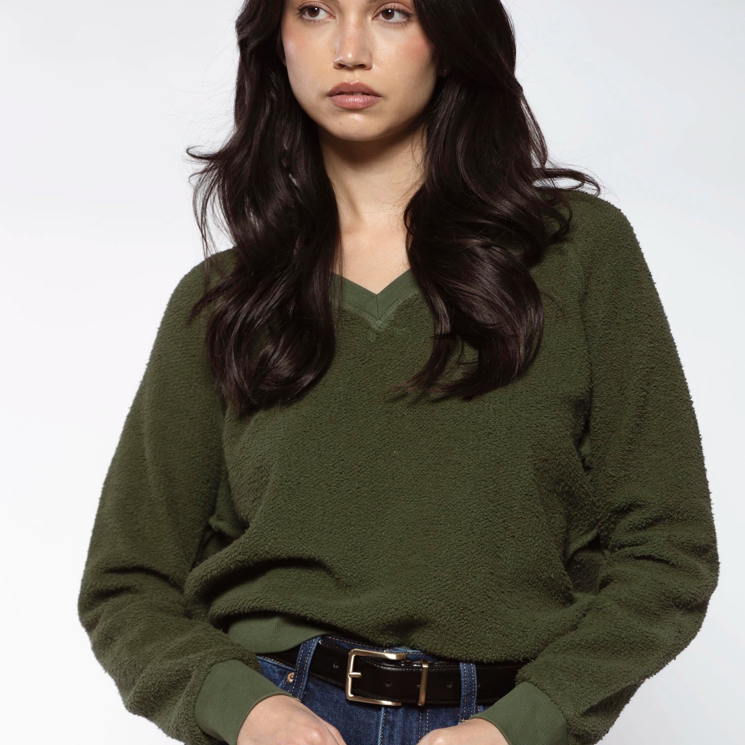 Zuri Reverse Fleece Sweatshirt