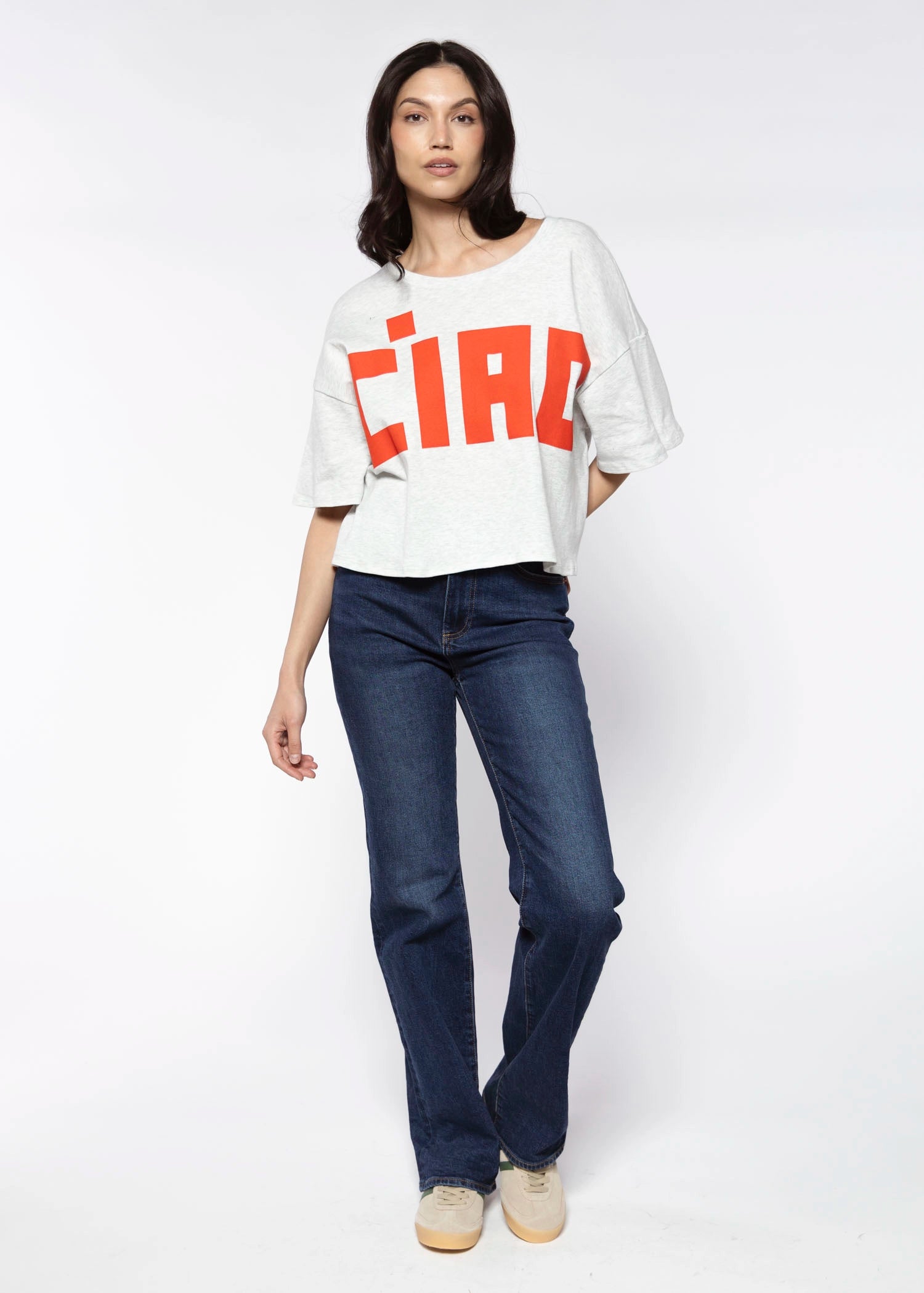 swatch_Grey/Red ciao tshirt