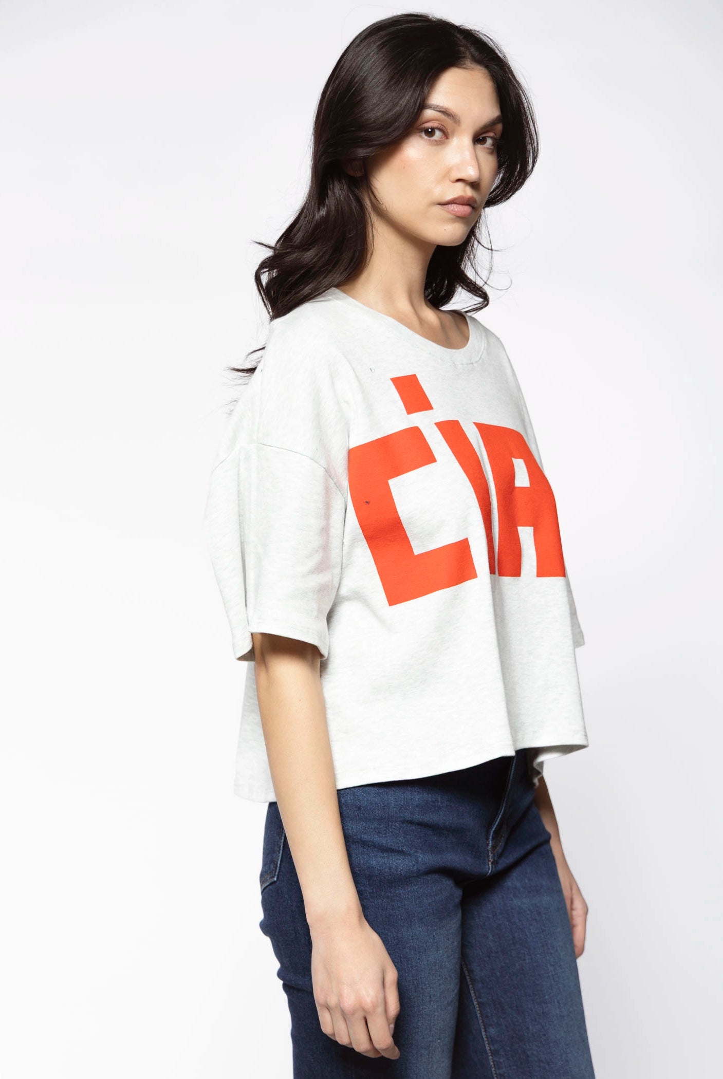 swatch_Grey/Red ciao tshirt