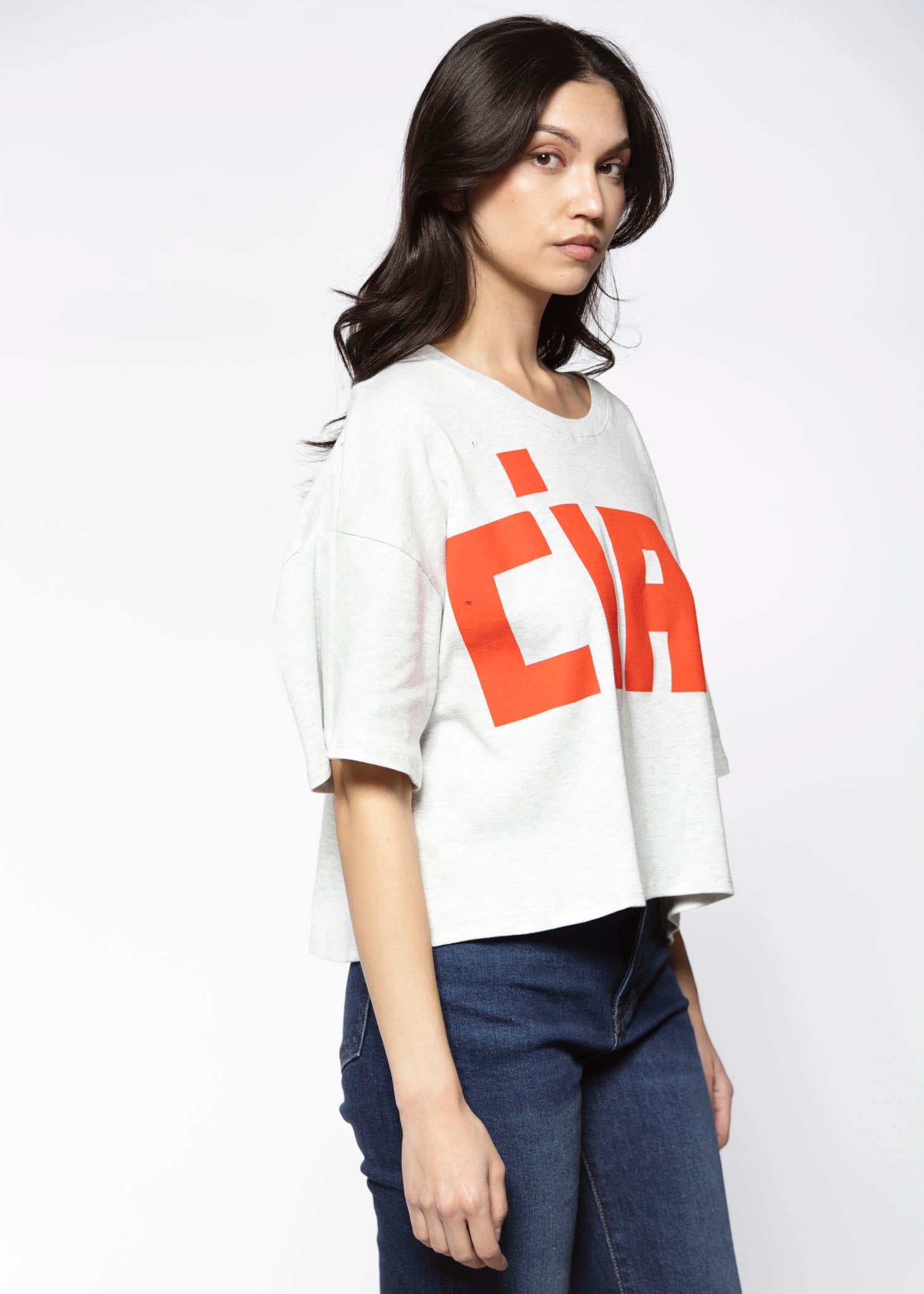 swatch_Grey/Red ciao tshirt