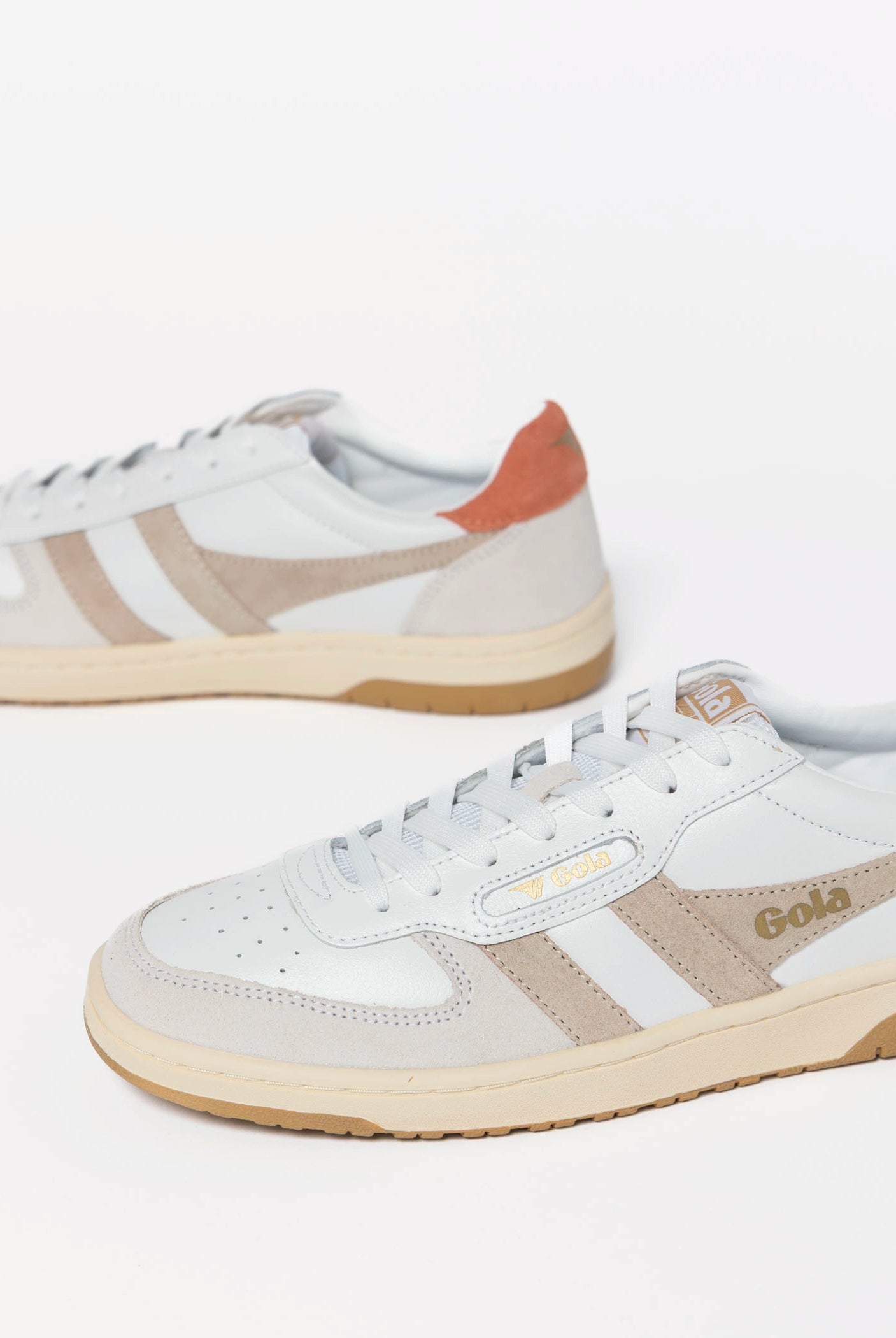 swatch_White/Terracotta hawk sneakers