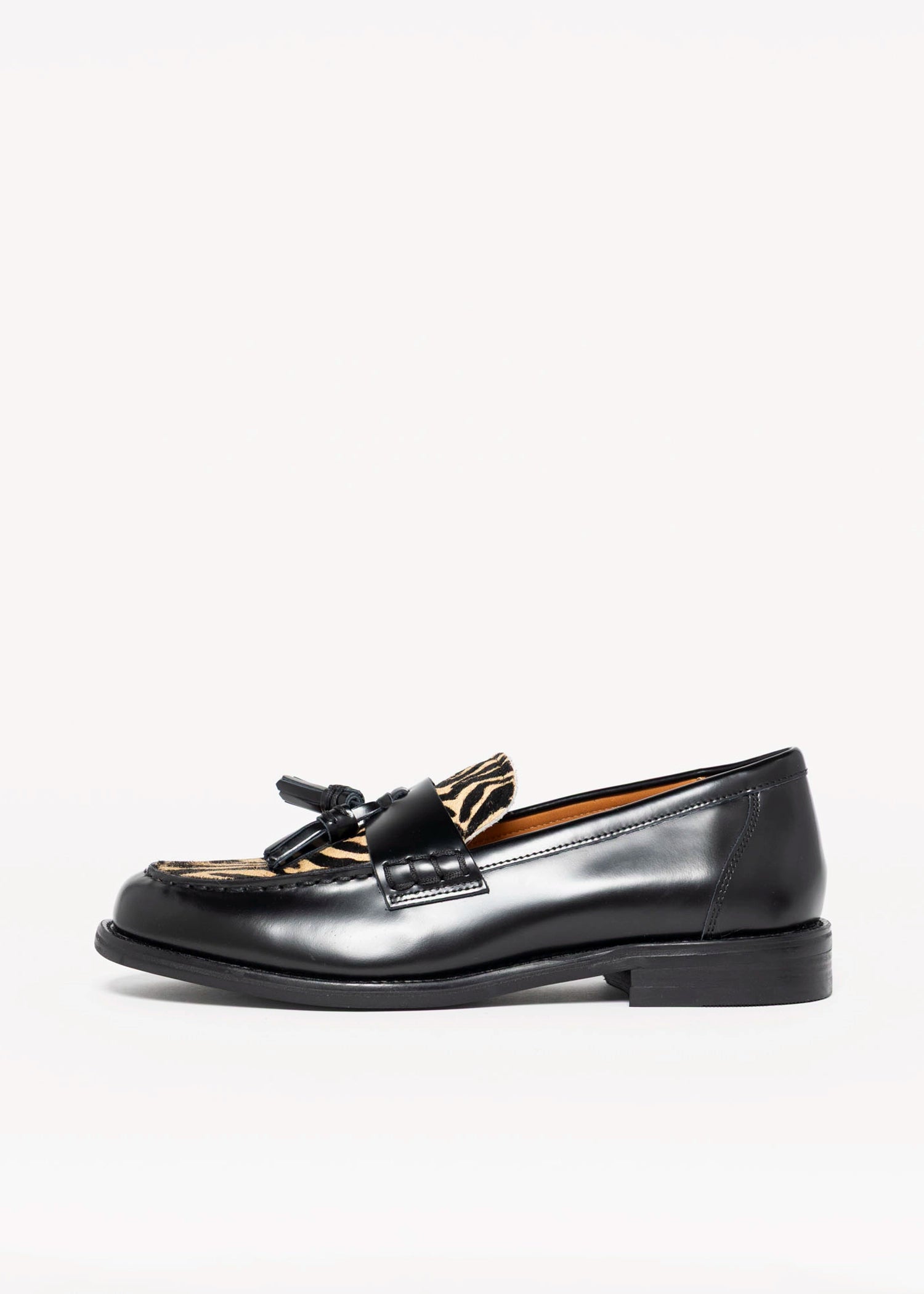 swatch_Black Combo linn tassel loafers