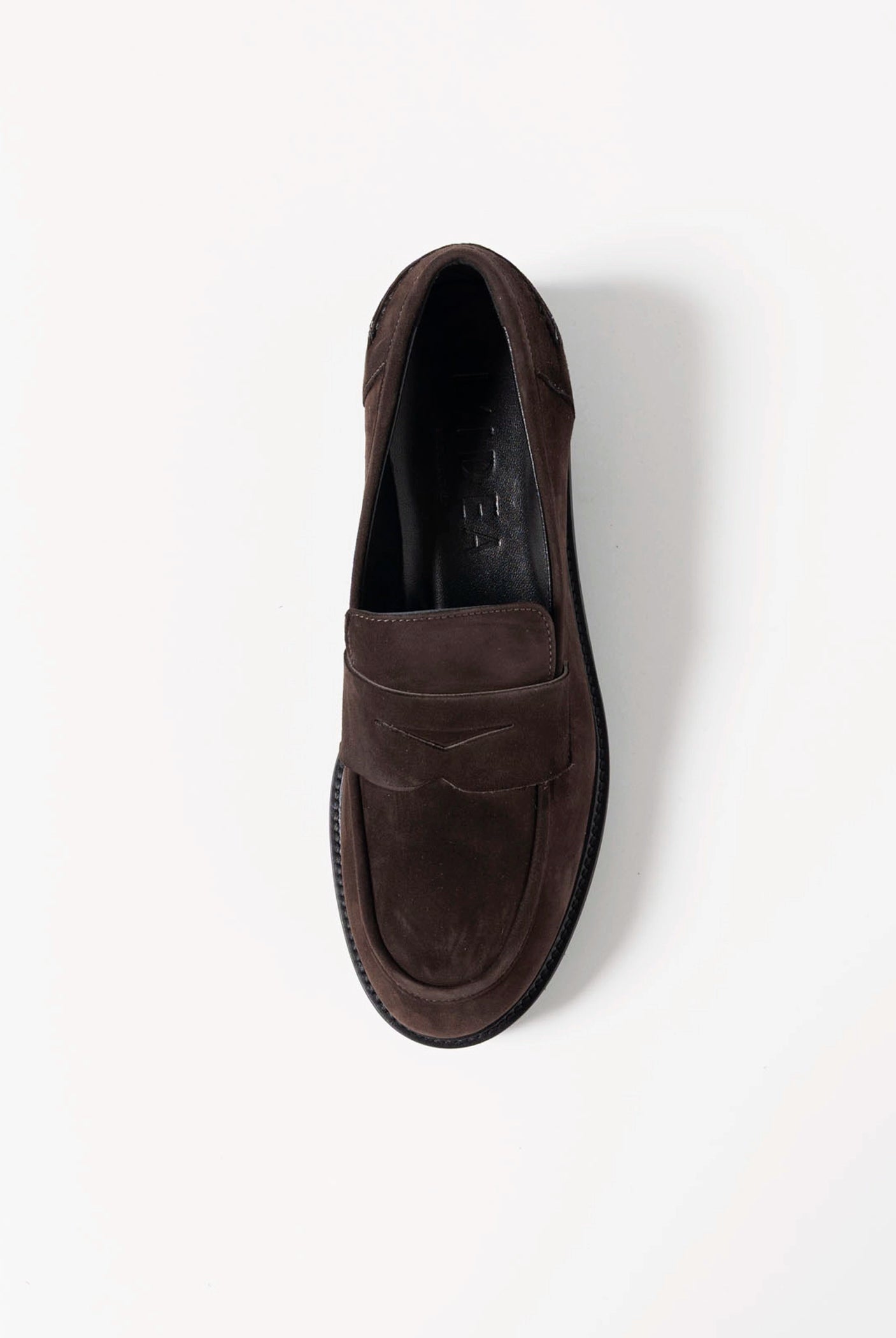 swatch_Chocolate Suede classic penny loafer