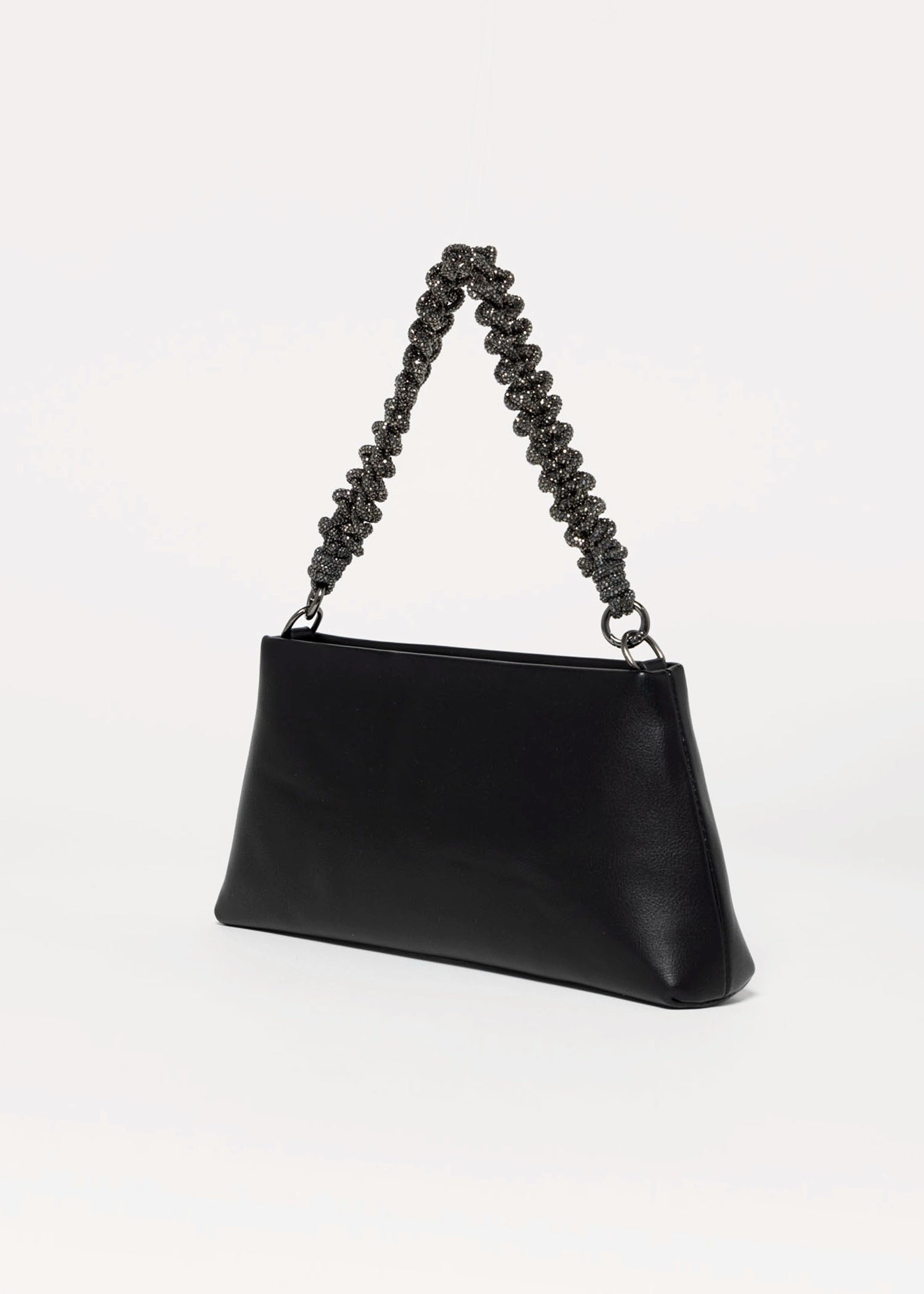swatch_Black crystal handle bag