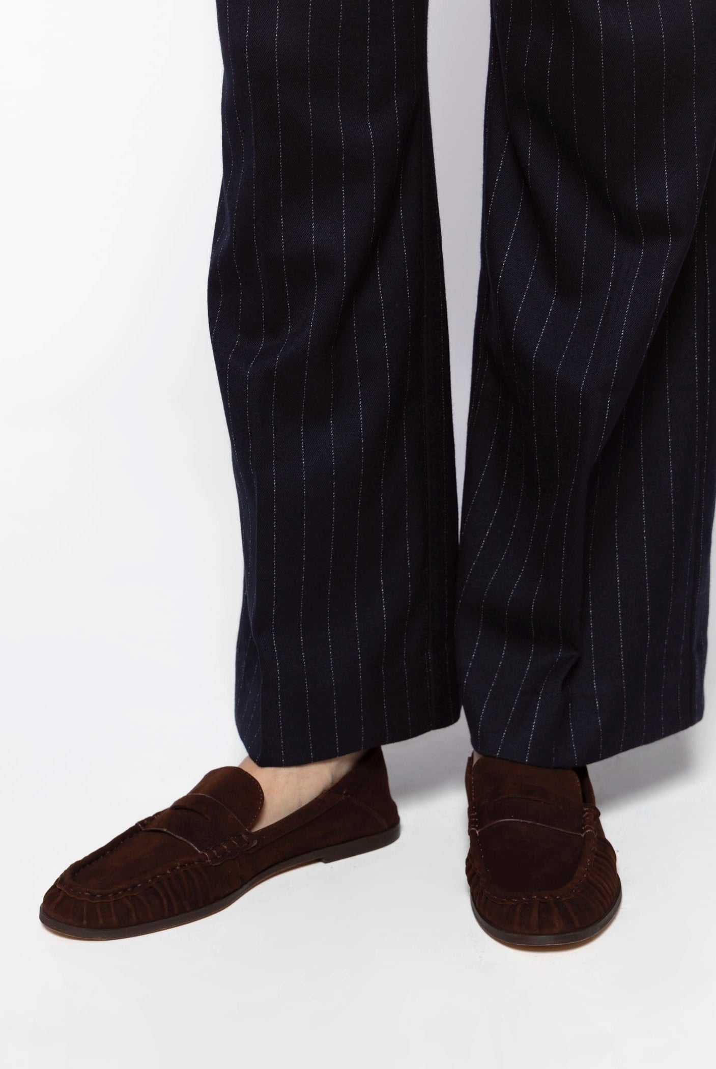 swatch_Chocolate Suede stewart loafer shoes