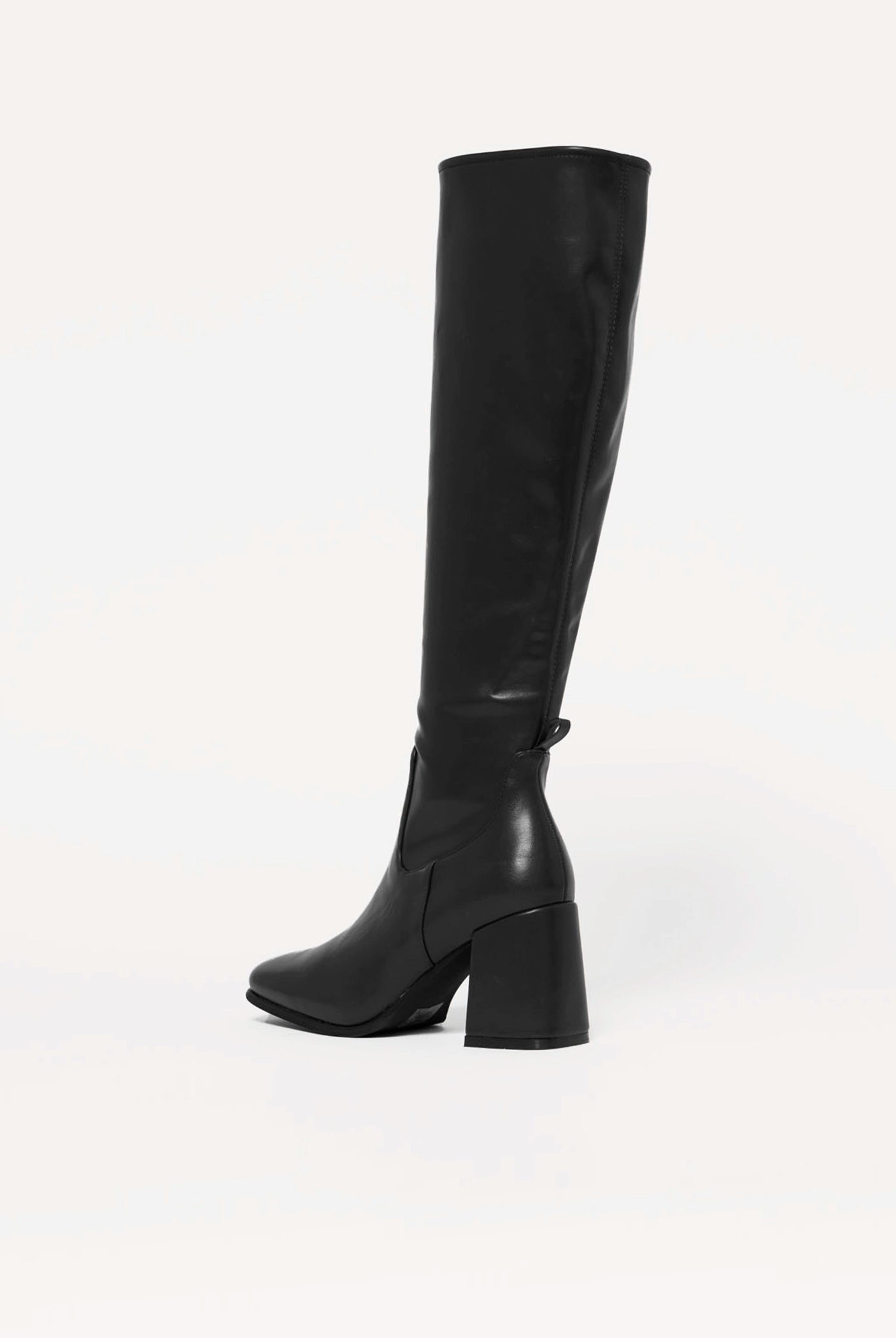 swatch_Black hot lava knee high boot