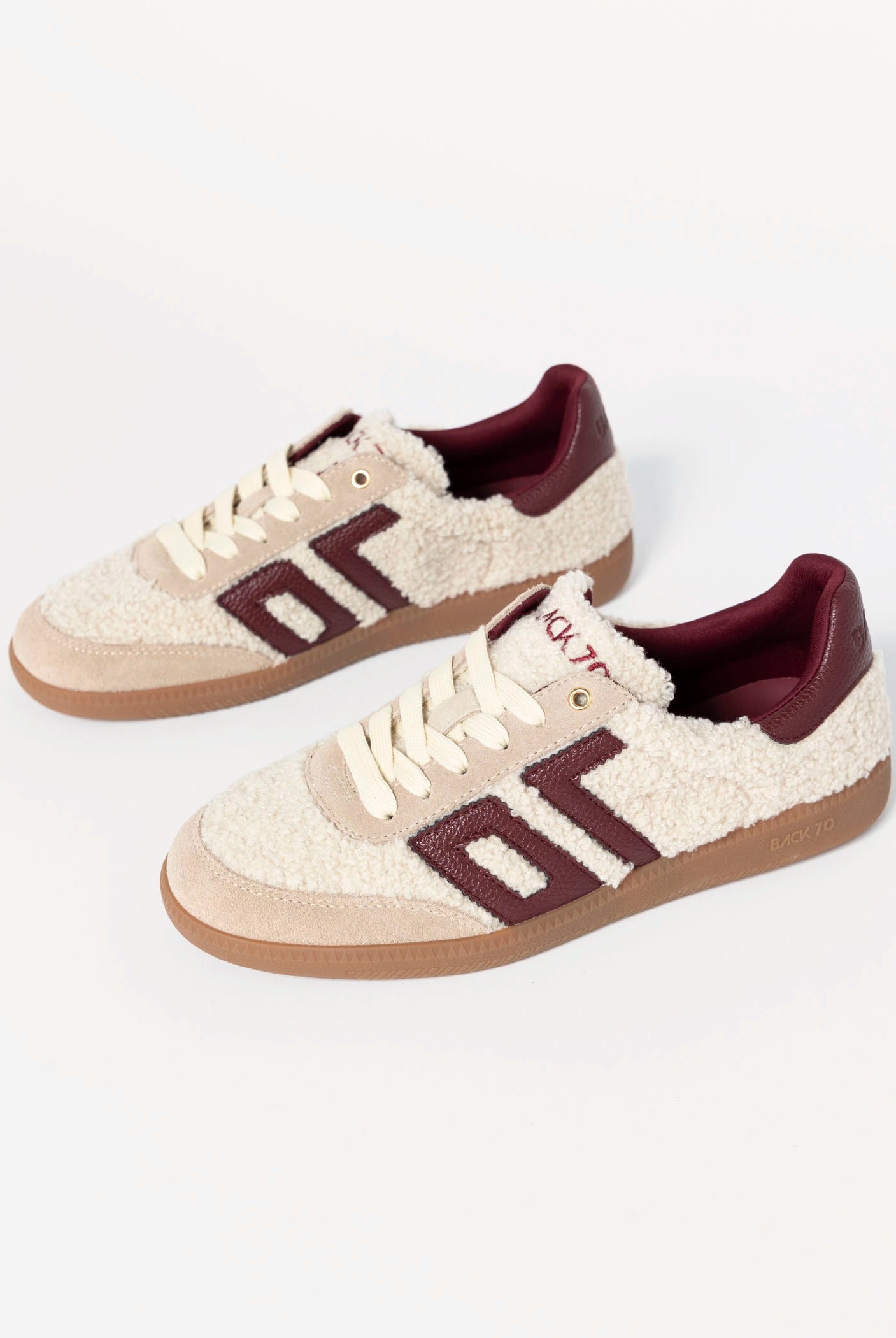 swatch_Butter/Wine teddy sneakers