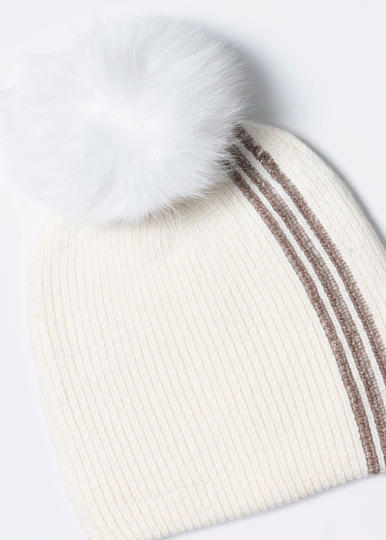 swatch_White racer stripe beanie