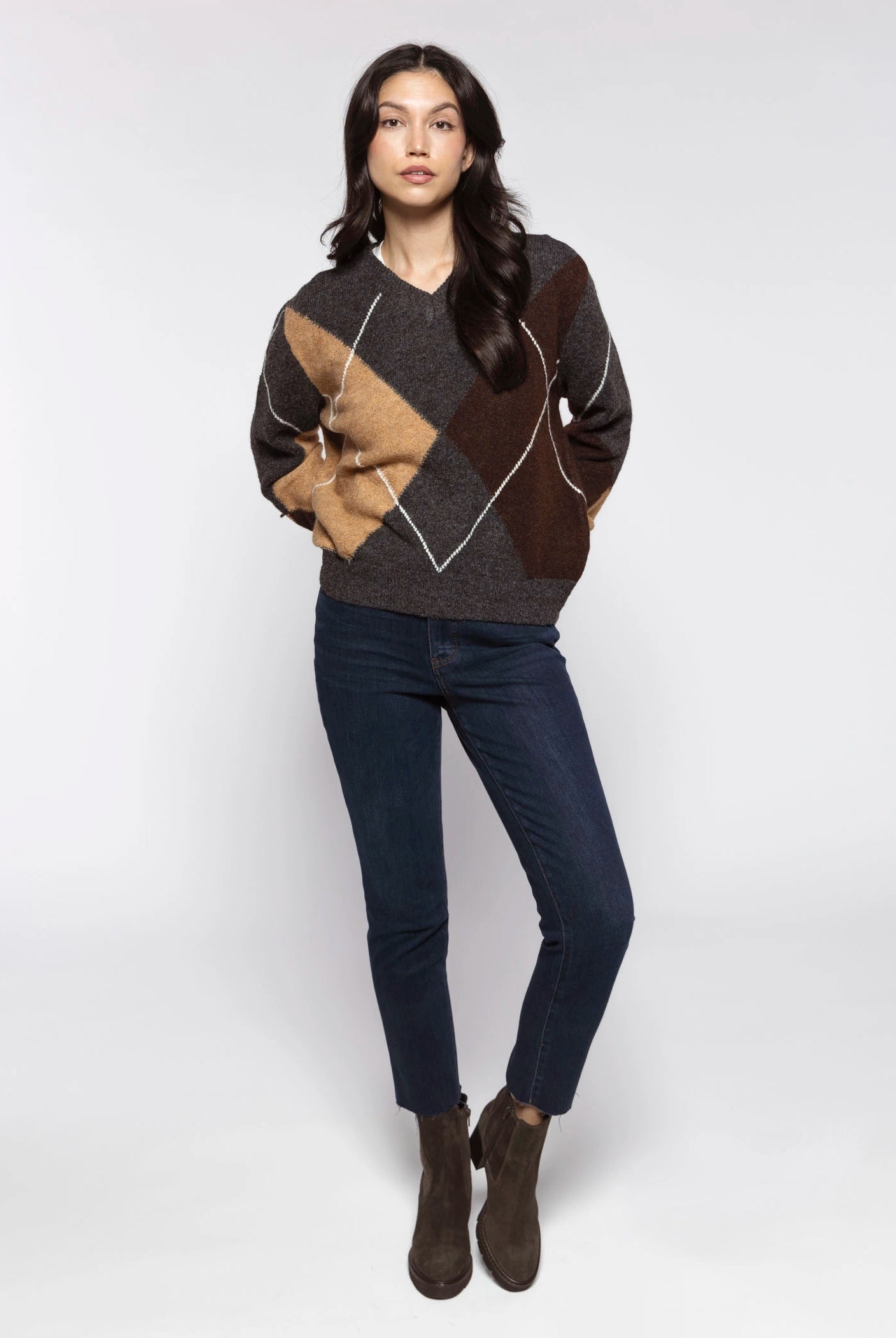 swatch_Dark Denim reece ankle straight jean