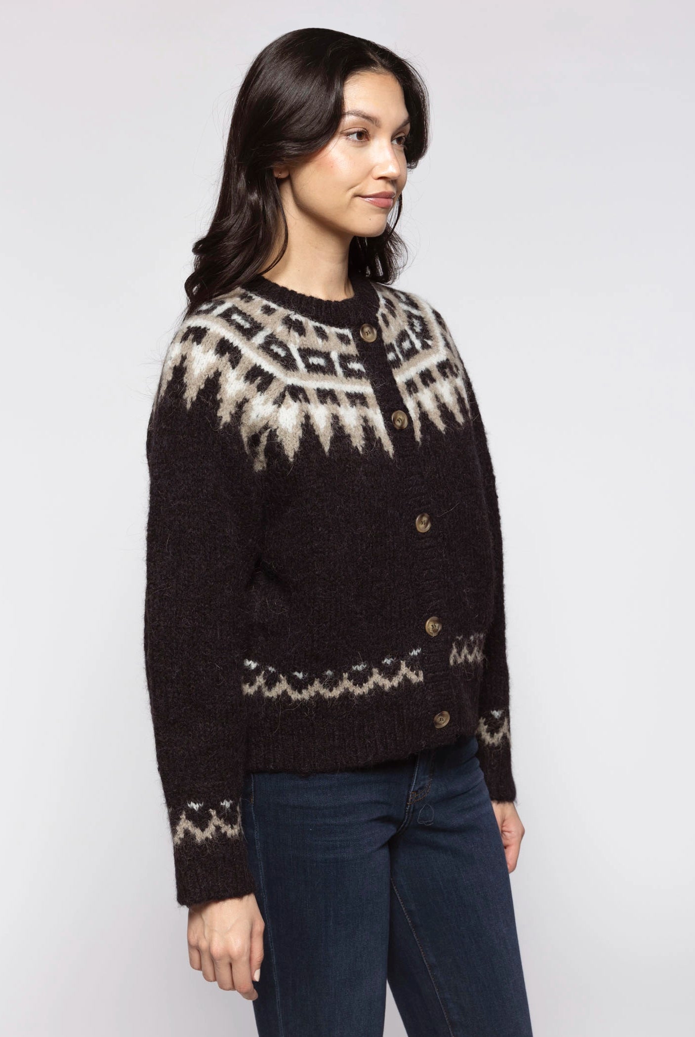 swatch_Black Multi alpaca cabin cardigan