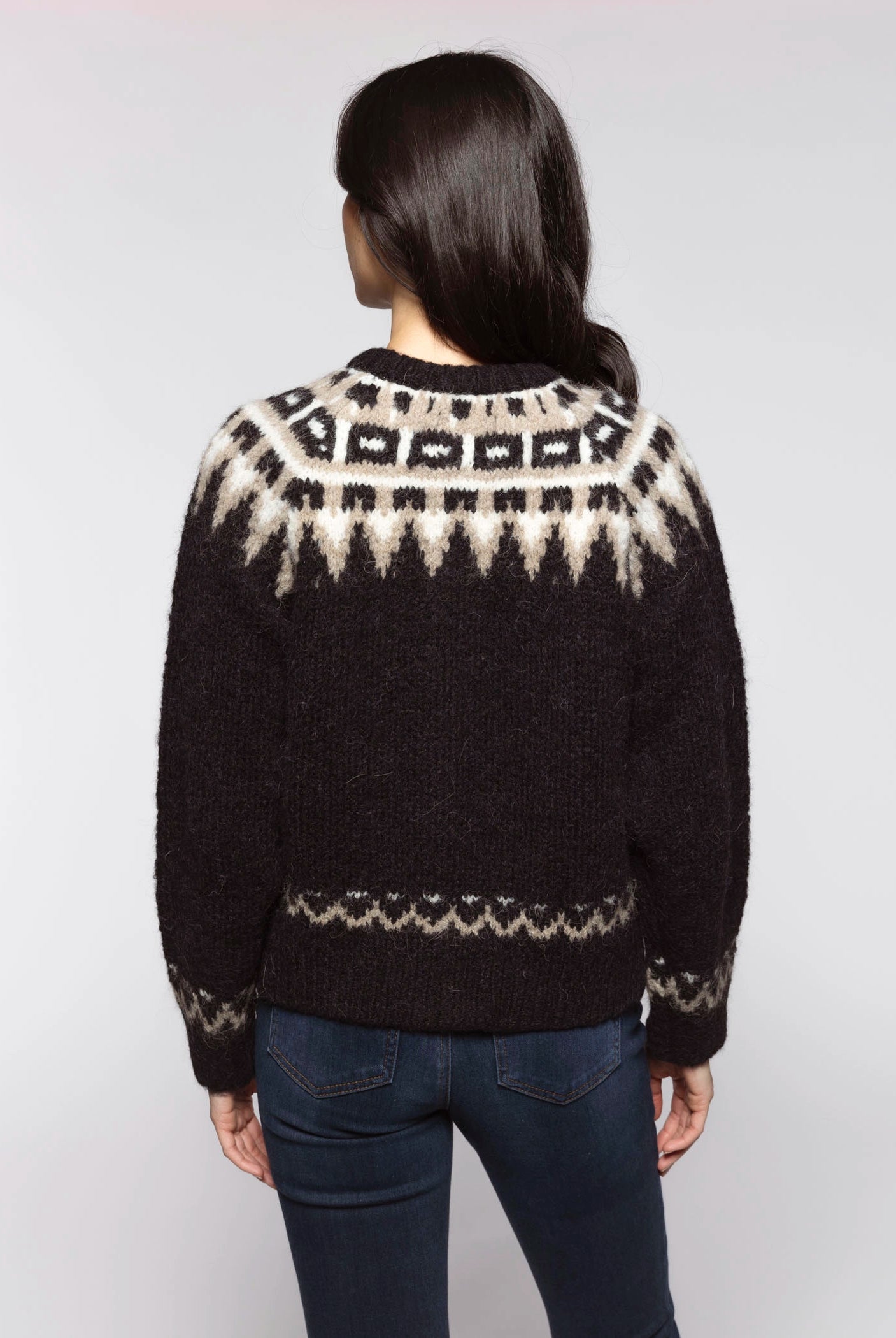 swatch_Black Multi alpaca cabin cardigan